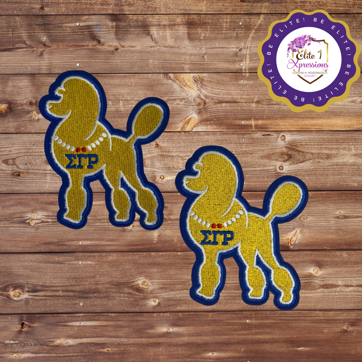 (SGRHO) Iron on/Sew on Patches, Embroidered Patch
