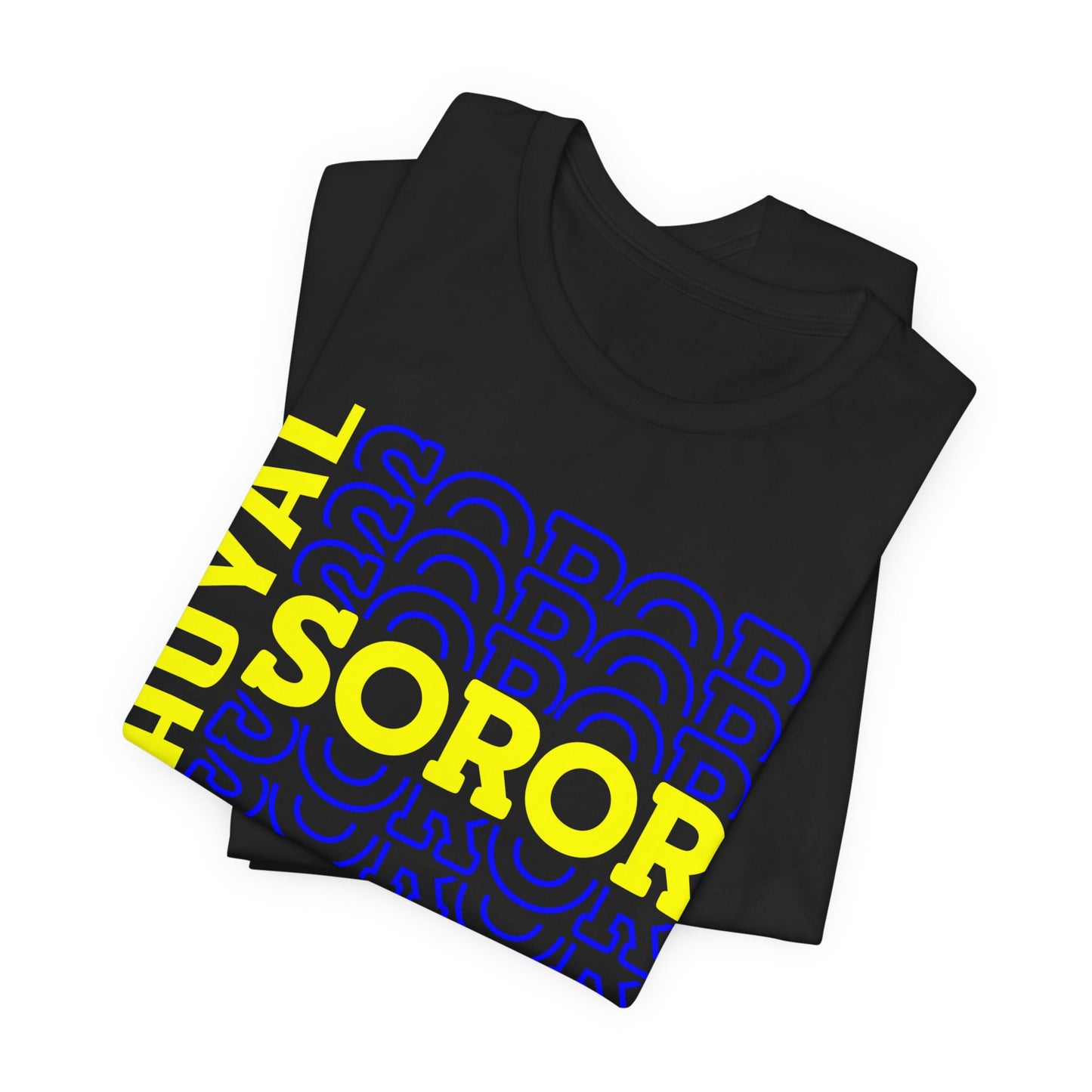 Soror Stacked "Rhoyal"~ Unisex Jersey Short Sleeve Tee