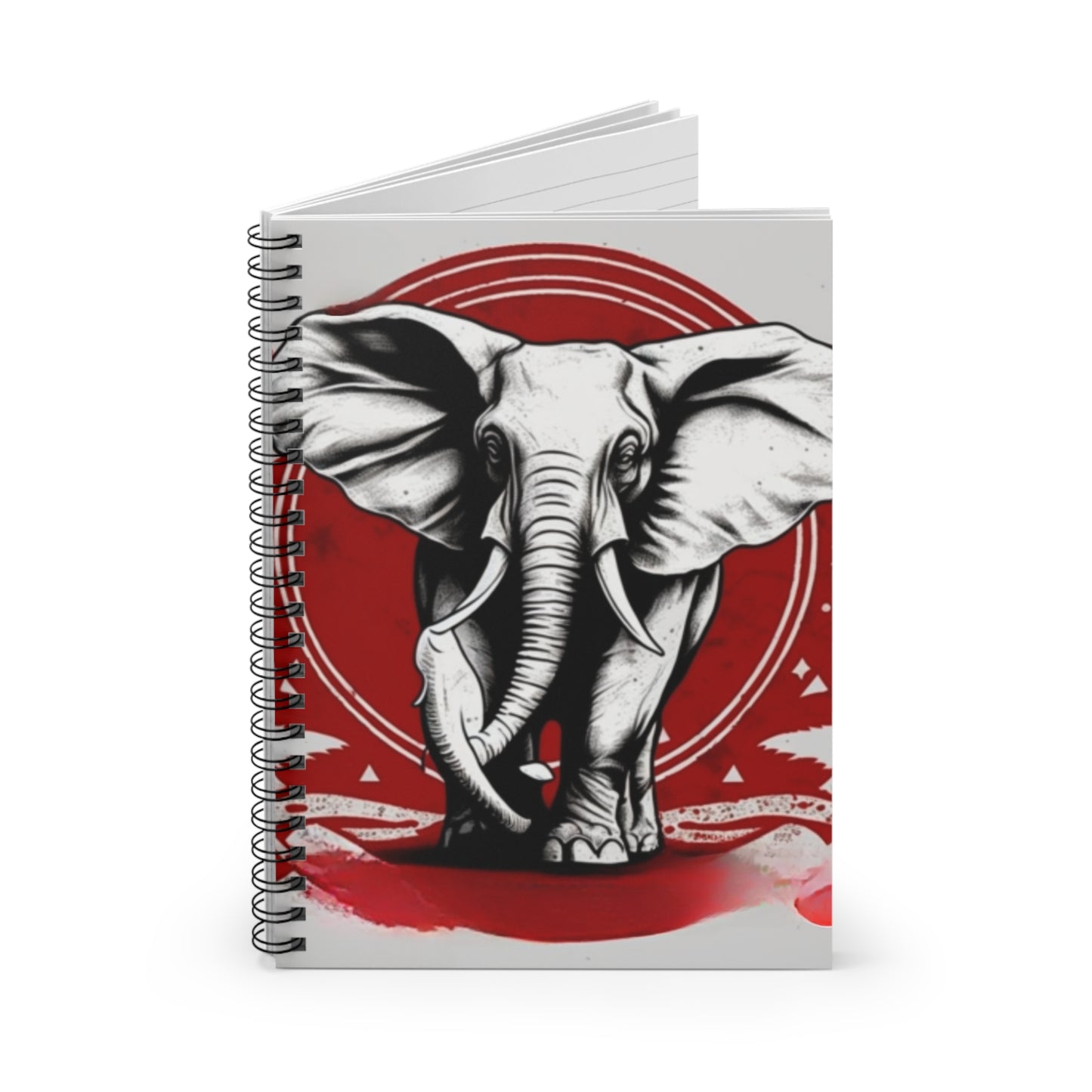 Trunks Up Spiral Notebook - Ruled Line