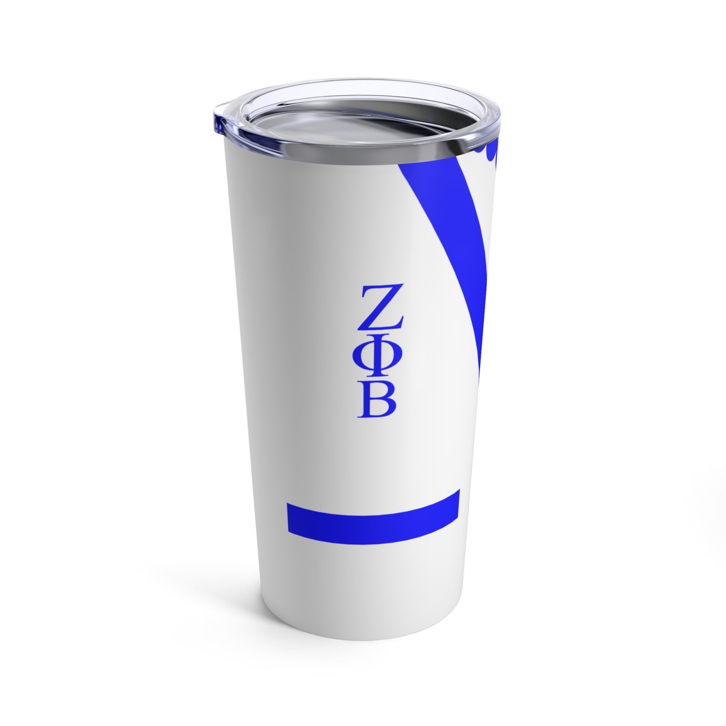 Zeta Cardigan (White) Tumbler 20oz