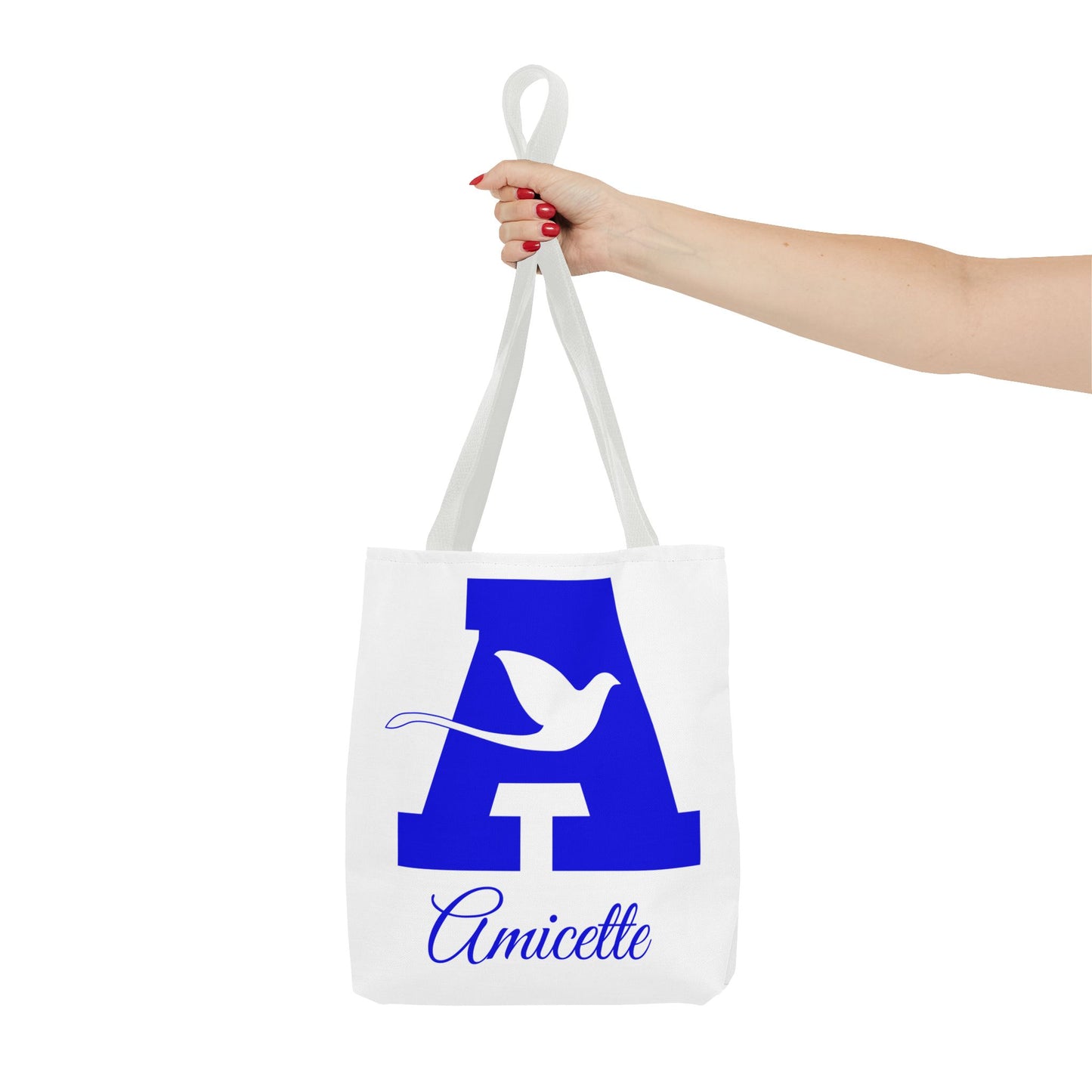 Amicette | Zeta Phi Beta Amicette | White Tote Bag