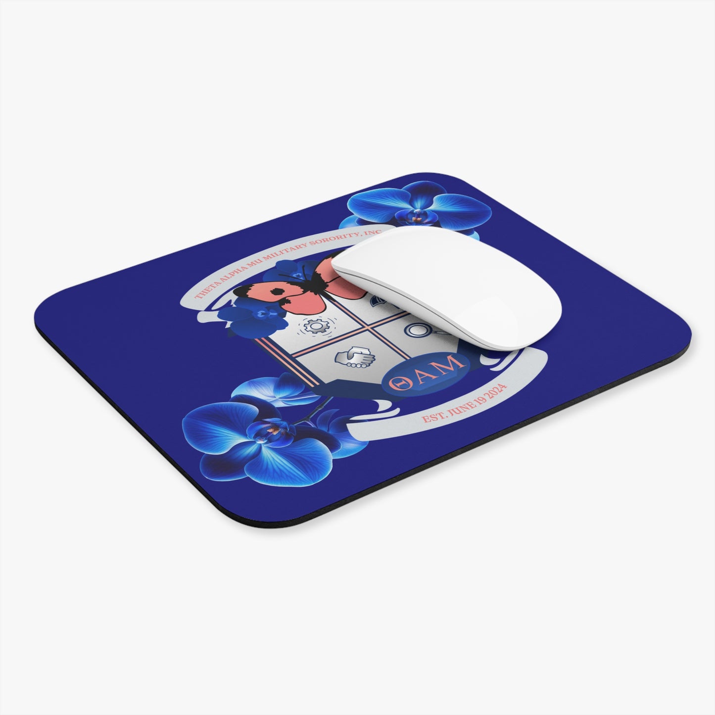 Theta Alpha Mu Mouse Pad (Blue)