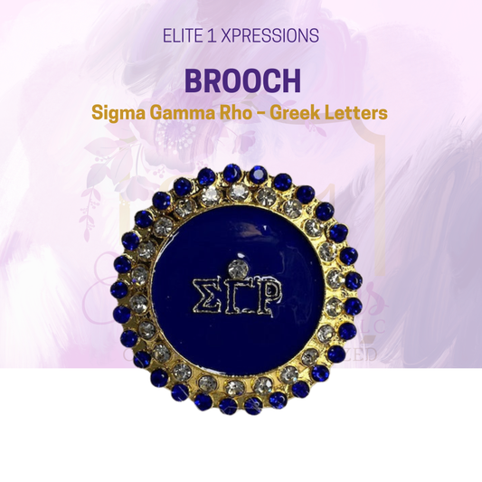 Brooch ~ Sigma Gamma Rho – Greek Letters