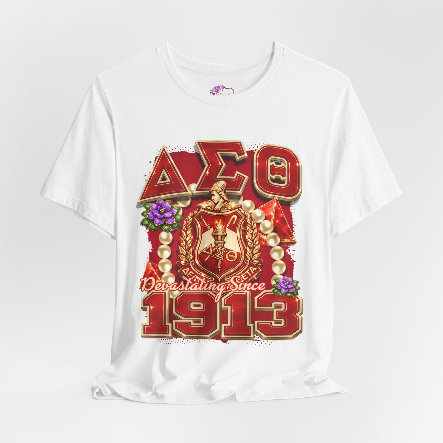 Delta Sigma Theta | DST I Devastating Since 1913 I Greek Letters Hand Symbol Shirt