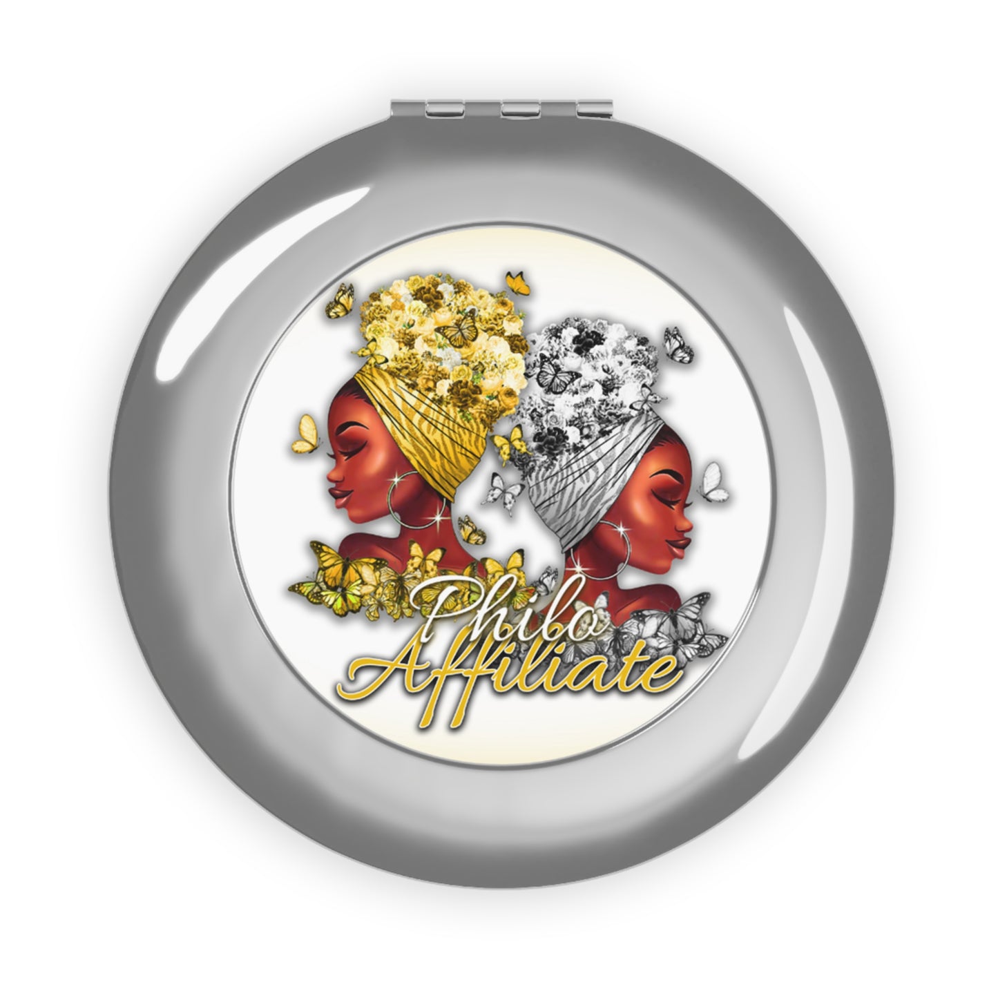 Travel Mirror ~ Philo Affiliate Wraps & Butterflies