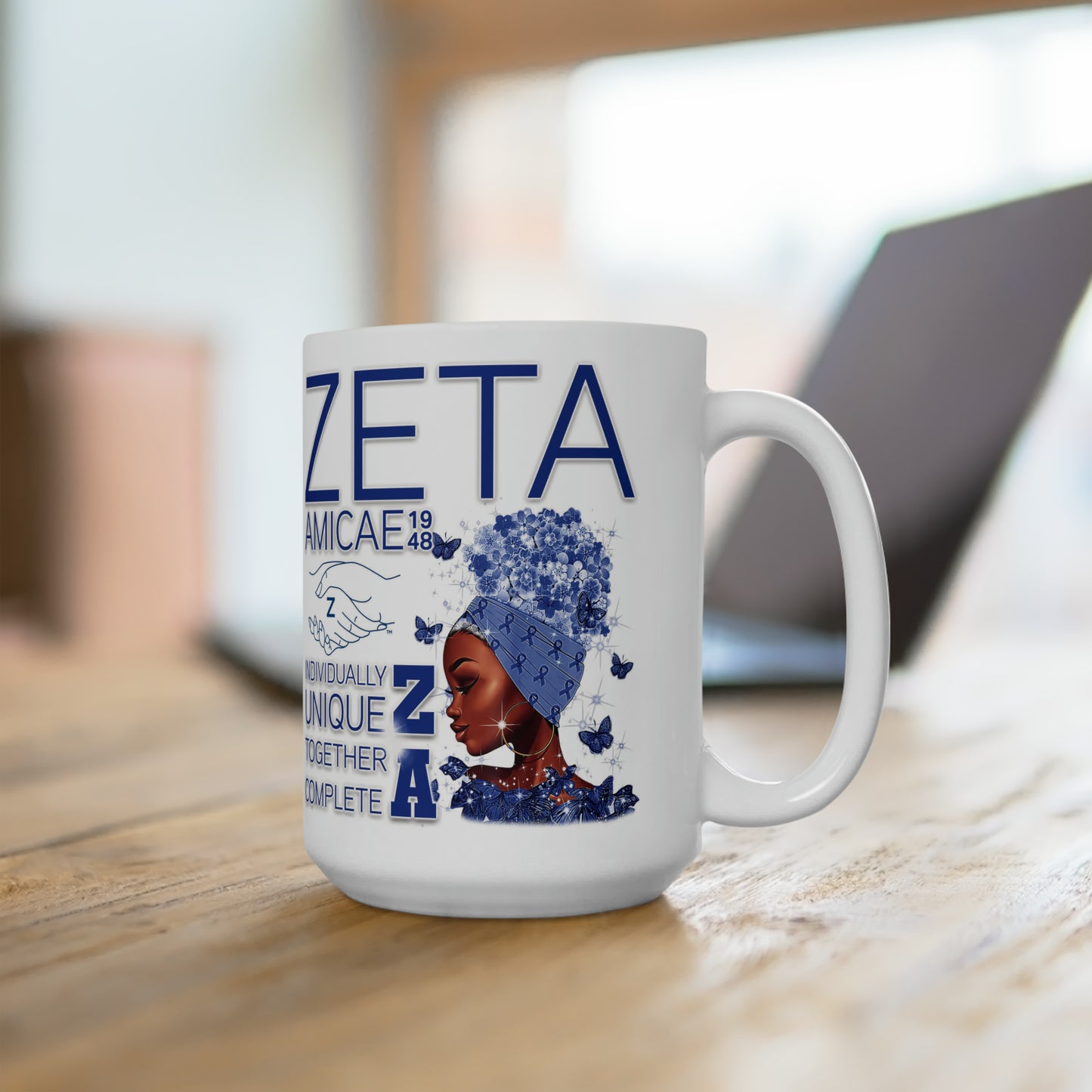 Mug ~ Zeta Amicae Wraps, Words & Butterflies