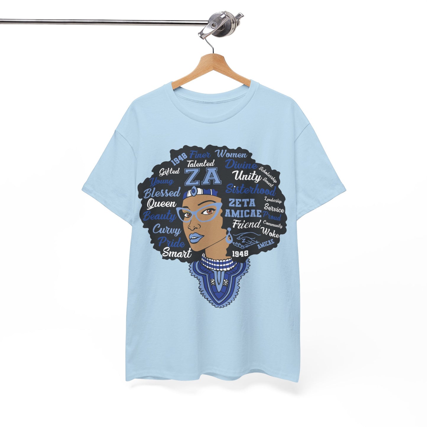 Zeta Amicae "Word Head Shot" T-Shirt