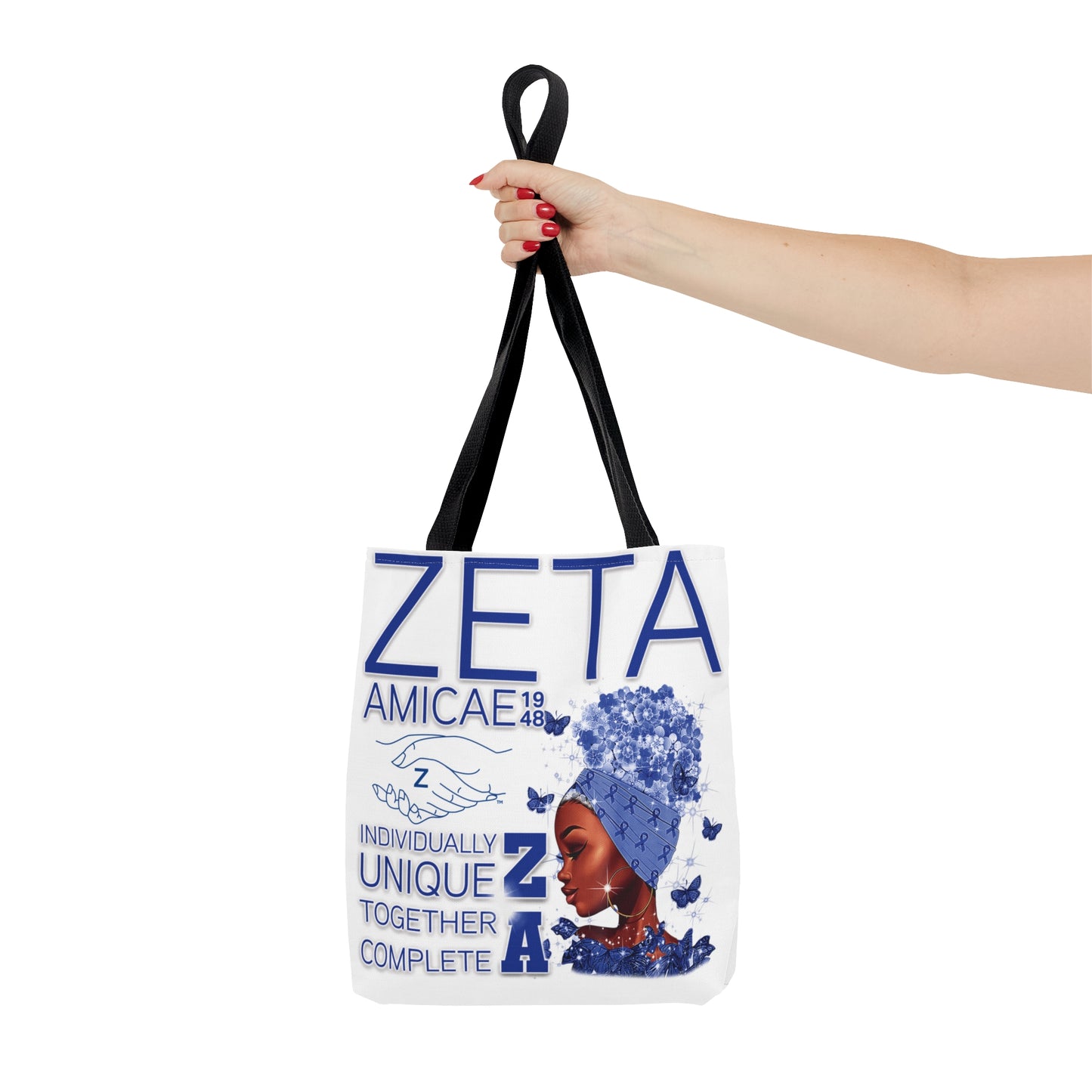 Tote Bag ~ Zeta Amicae Wraps, Words & Butterflies Tote Bag