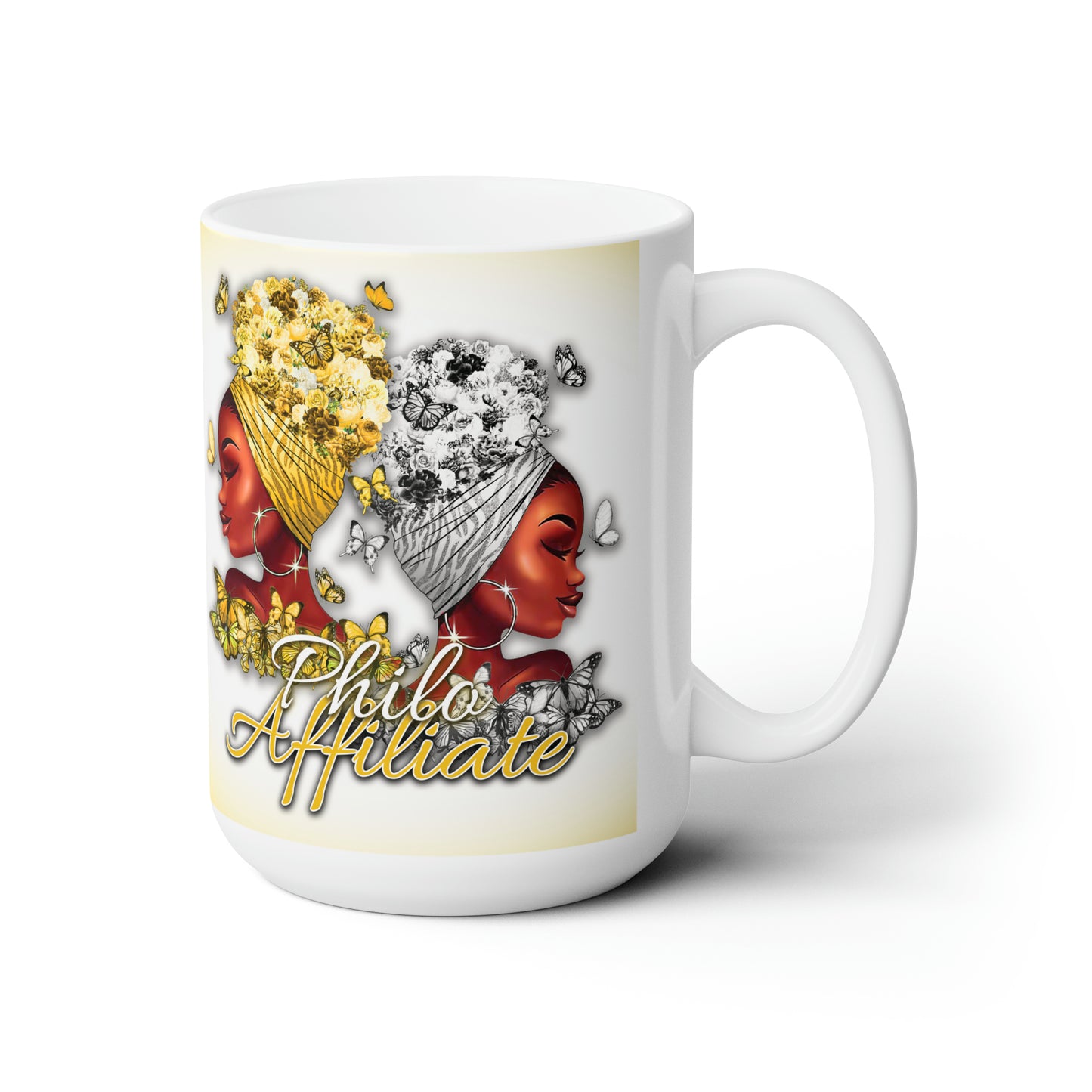 Philo Affiliate Psi Wraps & Butterflies Ceramic Mug