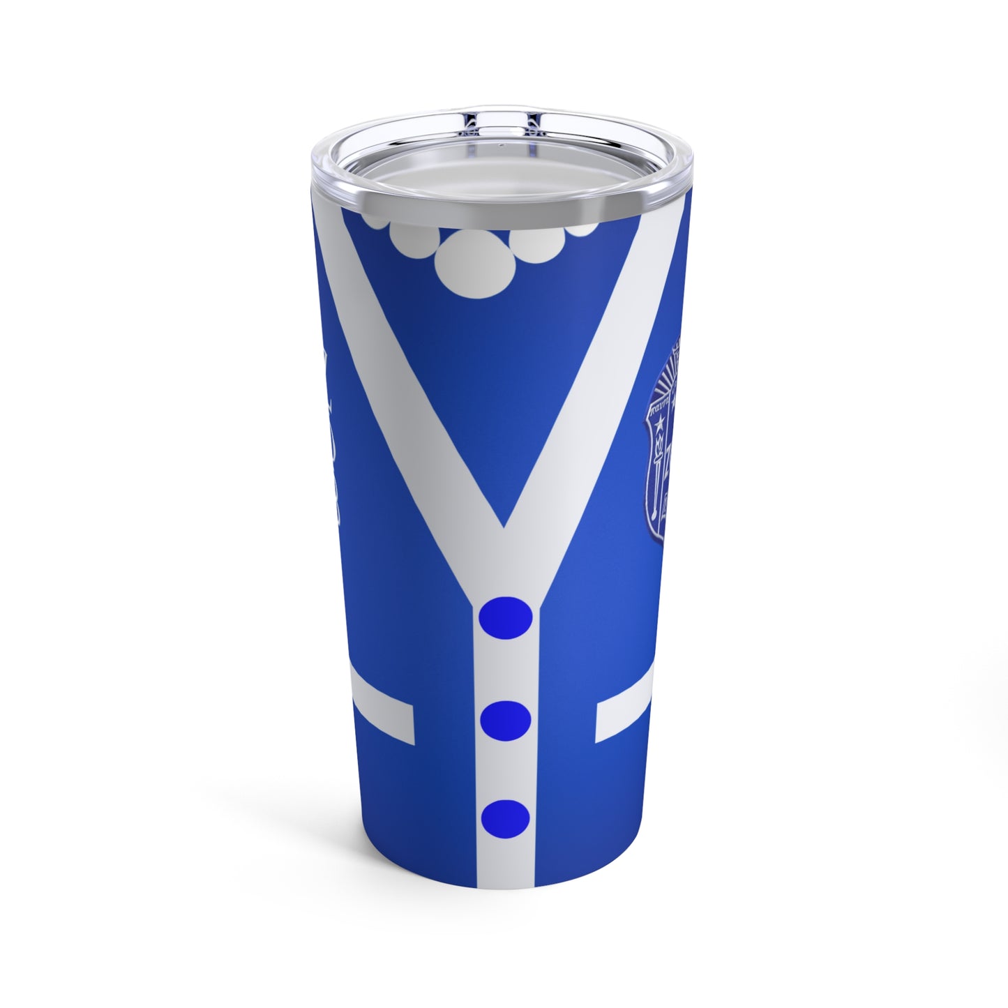 Zeta Cardigan (Blue) Tumbler 20oz