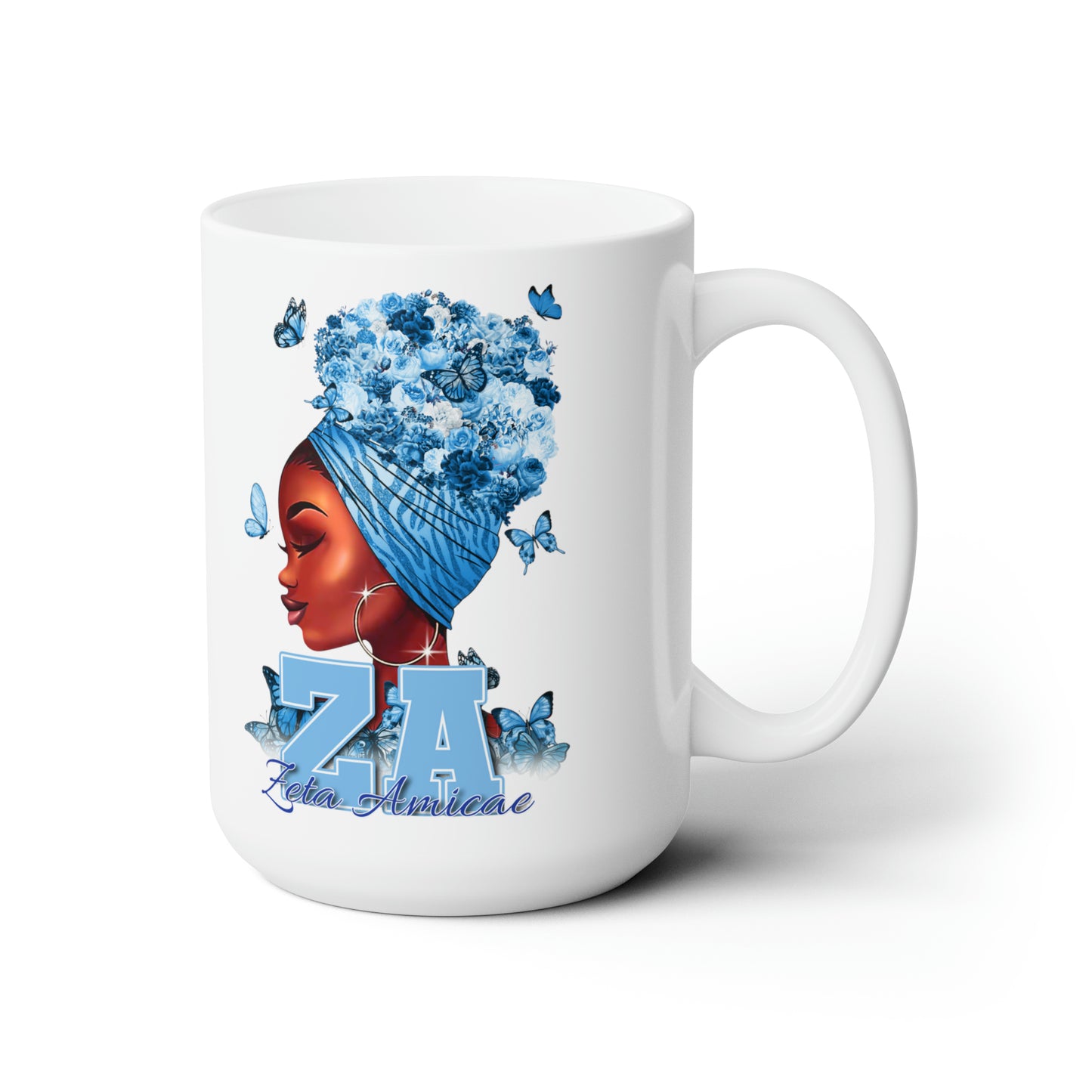 Mug ~ Zeta Amicae Wraps & Butterflies (White)