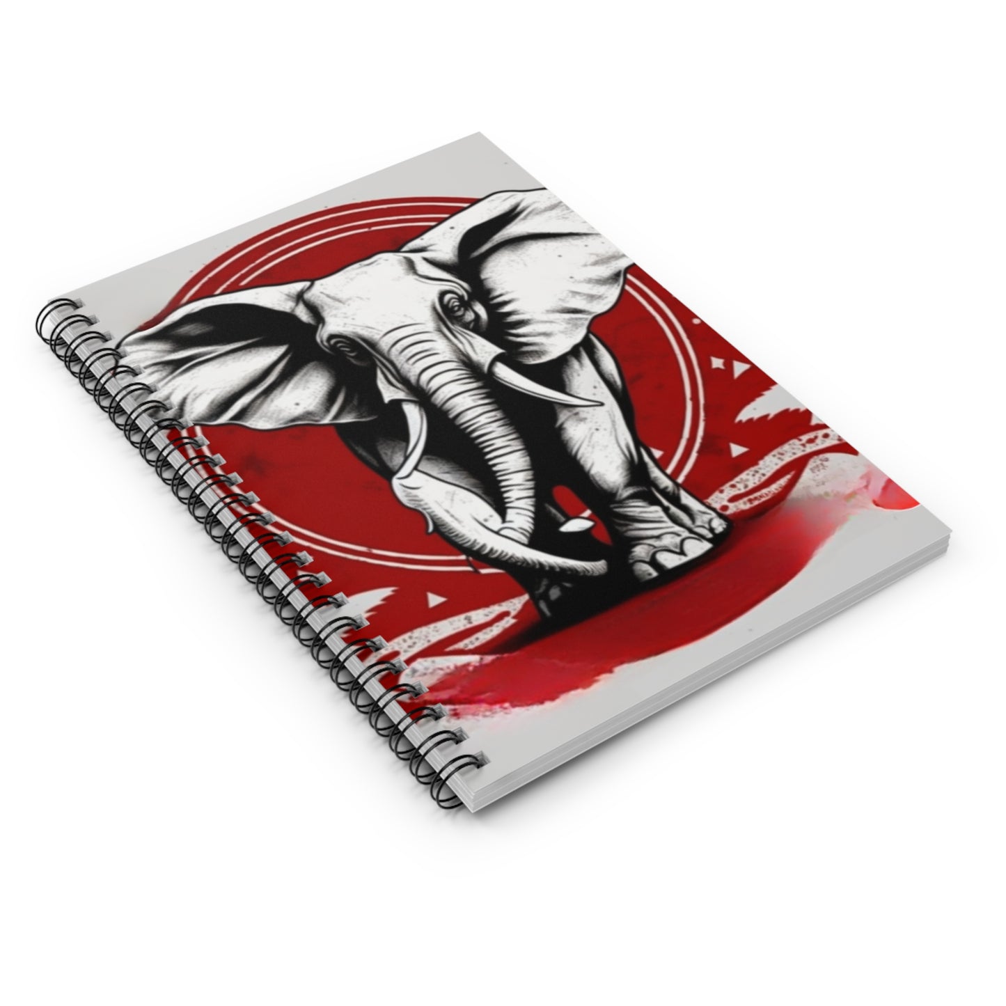 Trunks Up Spiral Notebook - Ruled Line