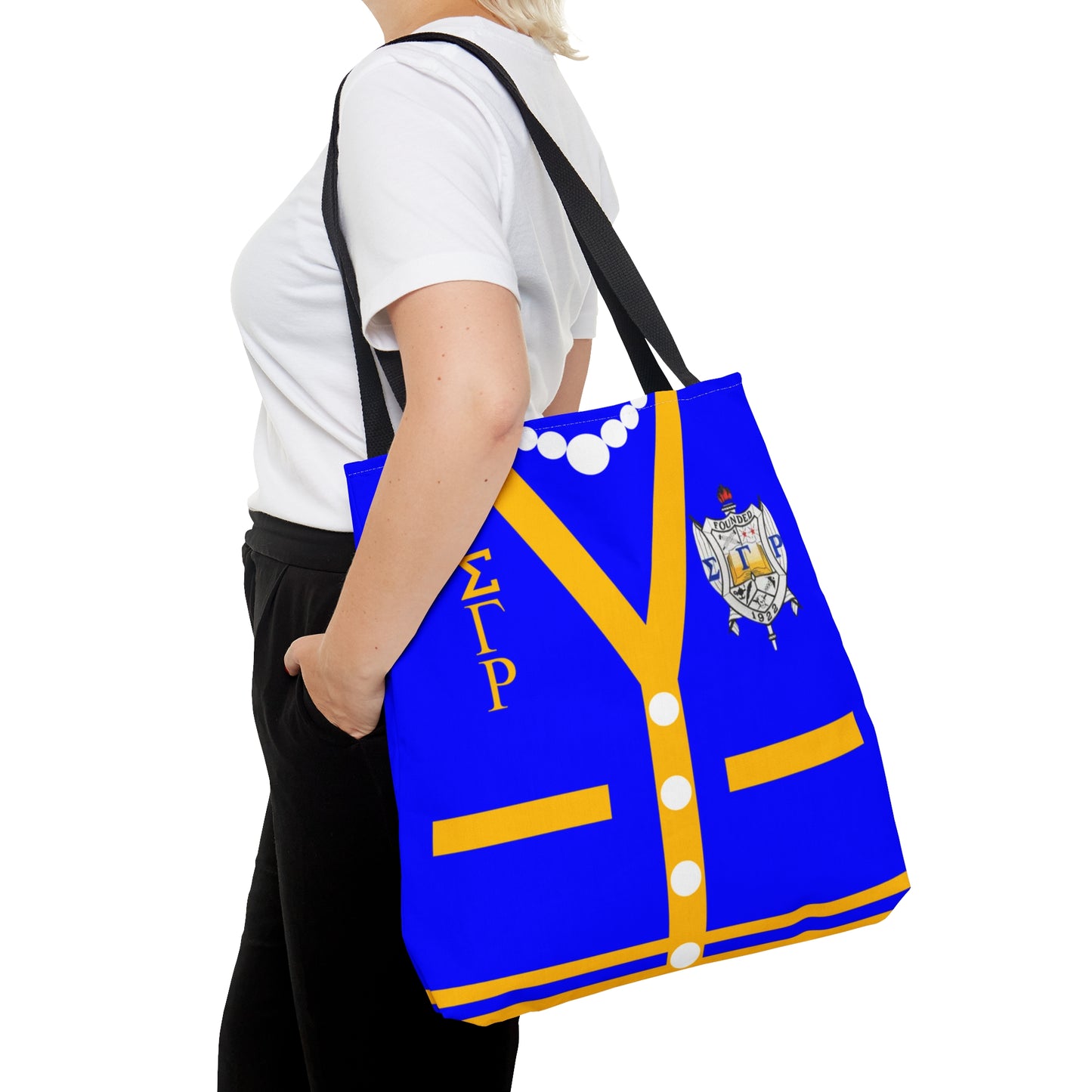 SGRHO Cardigan (Blue) Tote Bag