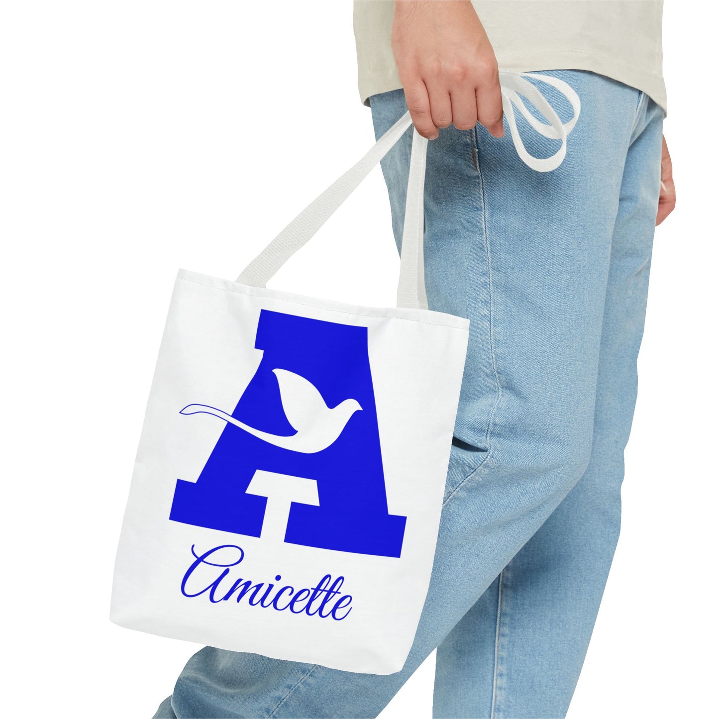 Amicette | Zeta Phi Beta Amicette | White Tote Bag