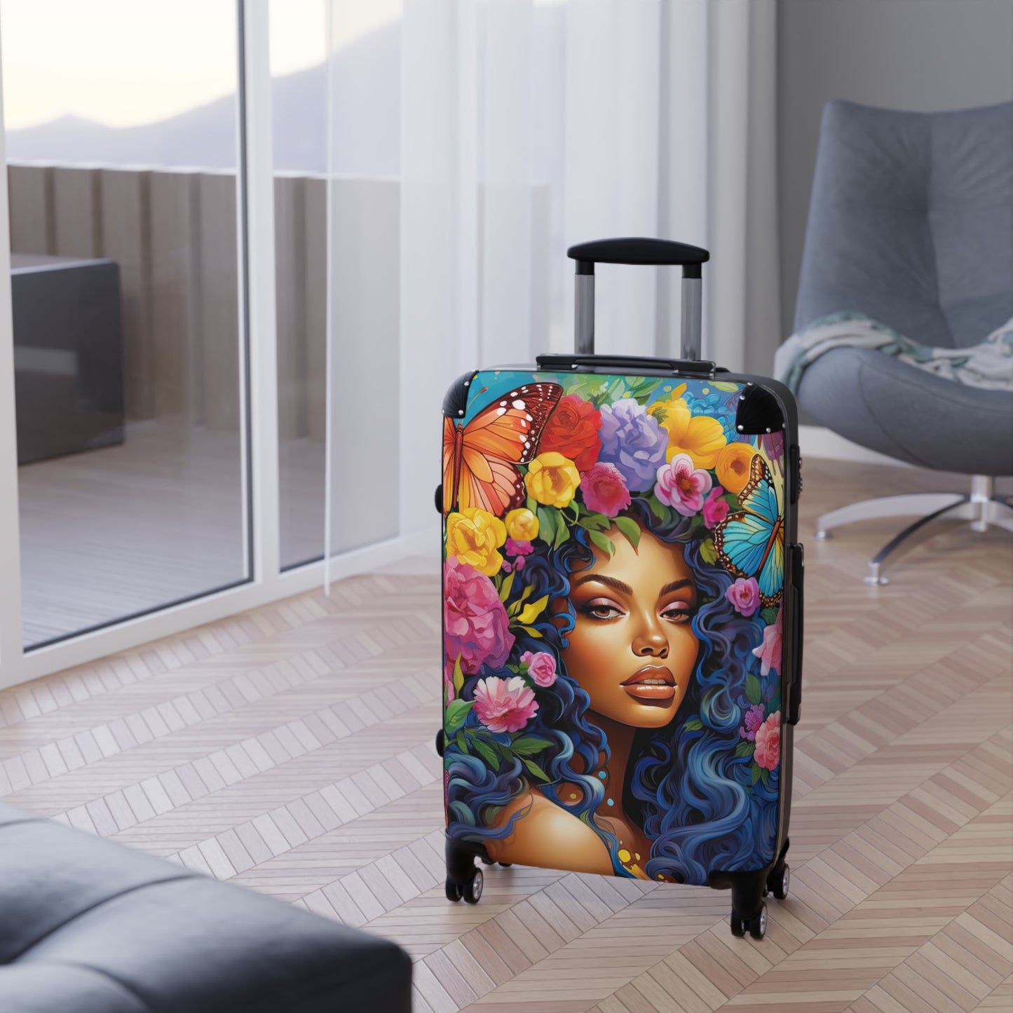 Blossoms & Butterflies Cabin Suitcase