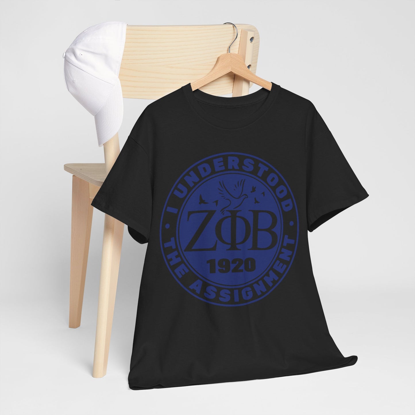 Zeta Phi Beta "I Understood the Assignment" T-Shirt (Black)