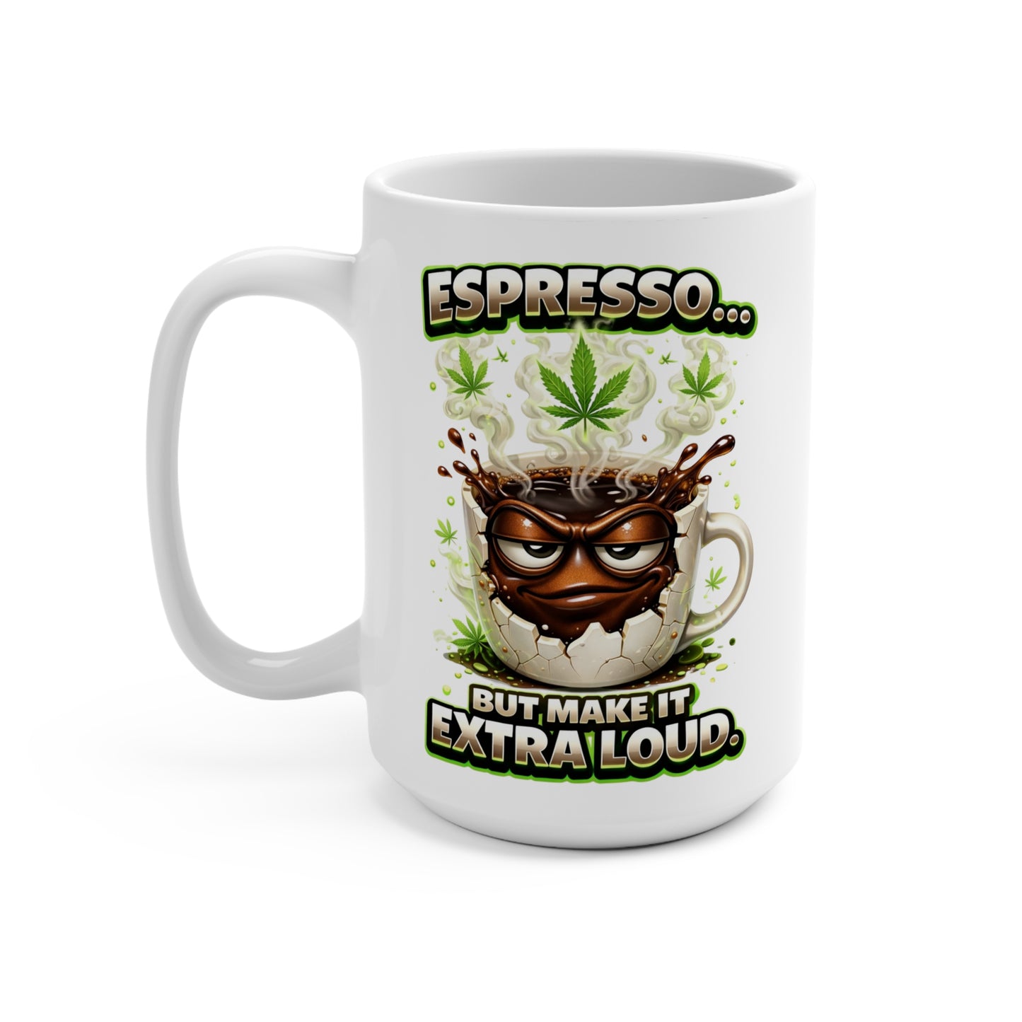 Expresso Mug | 15oz Ceramic Coffee Cup