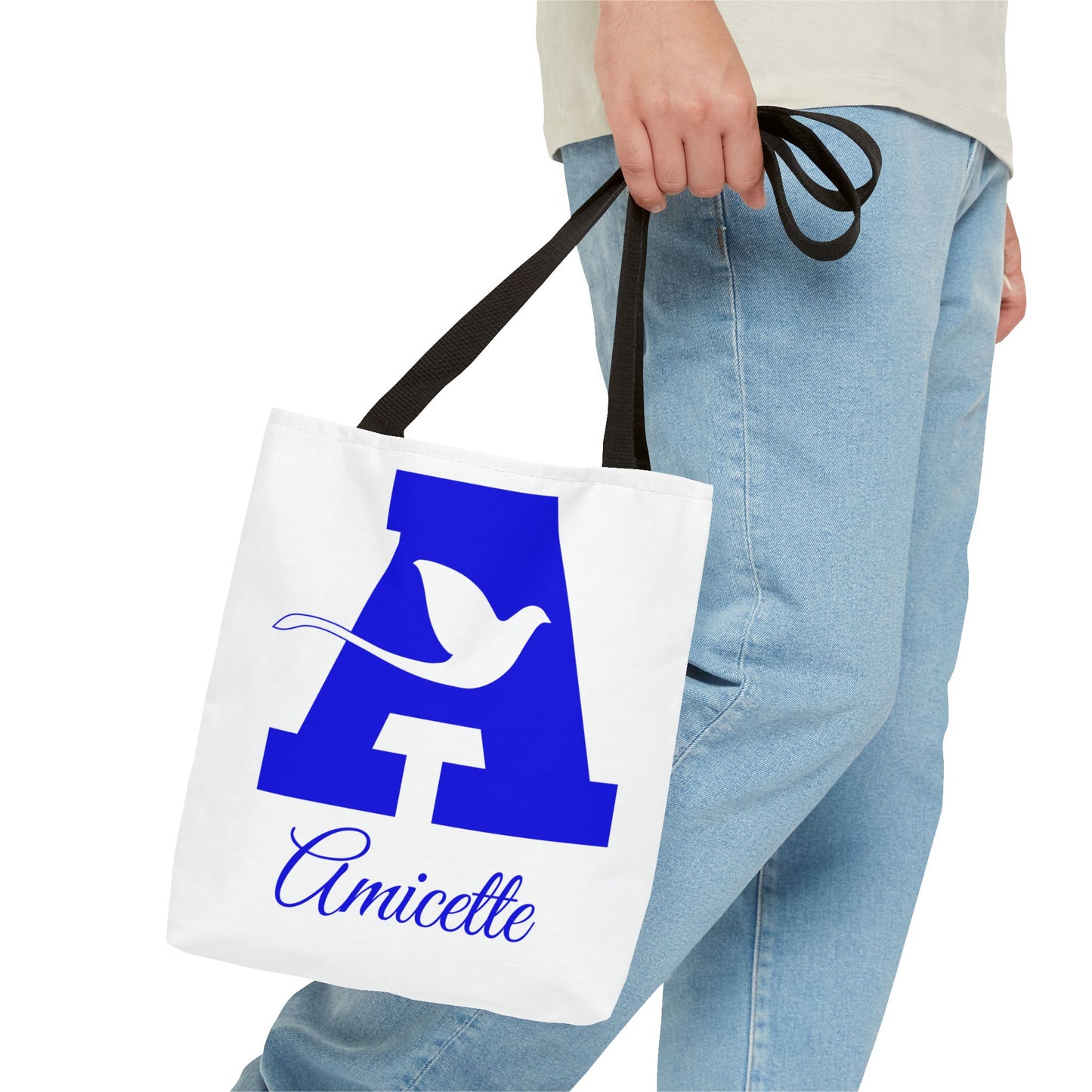 Amicette | Zeta Phi Beta Amicette | White Tote Bag