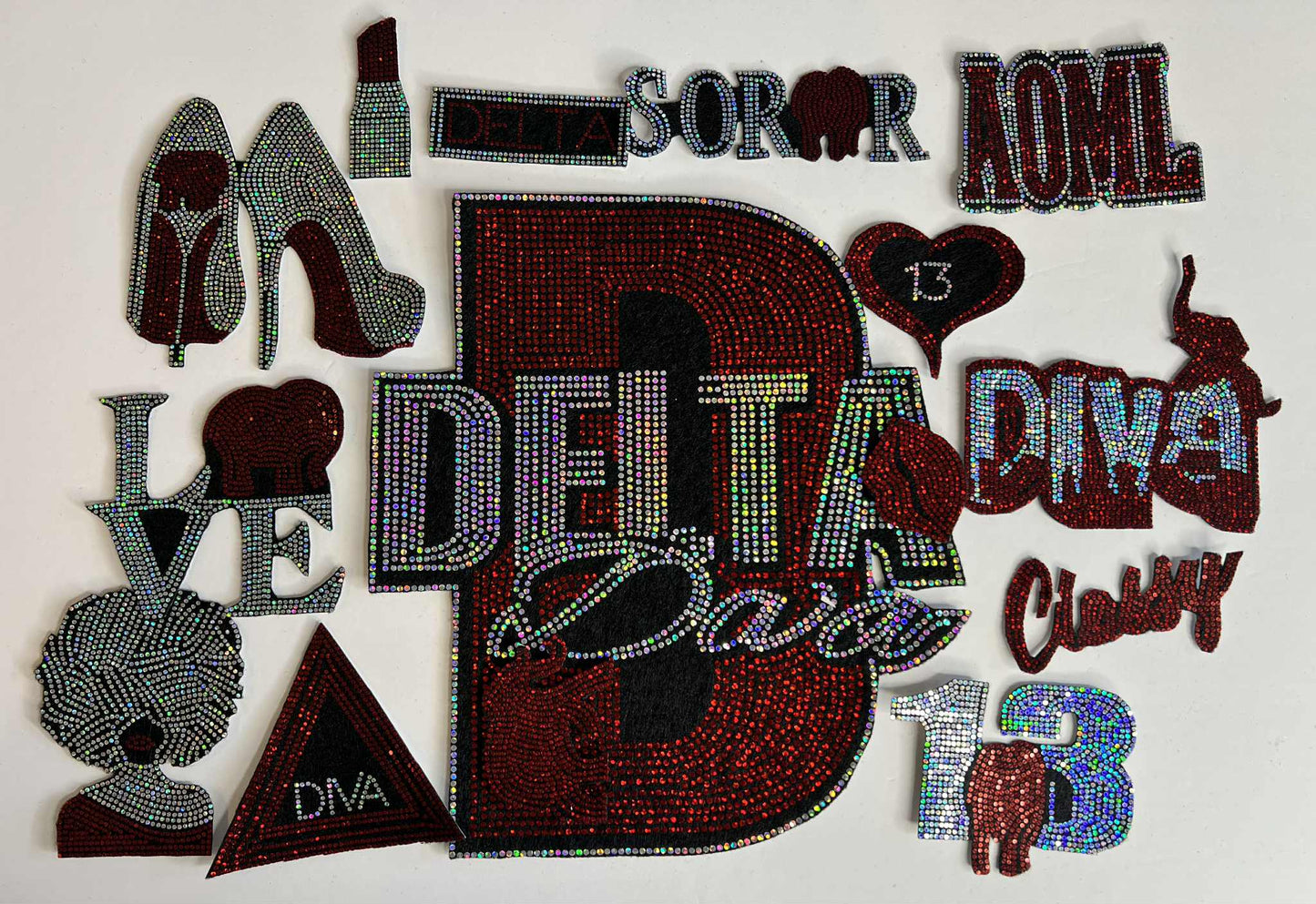 Camouflage Patched Jacket ~ 15 Piece Set