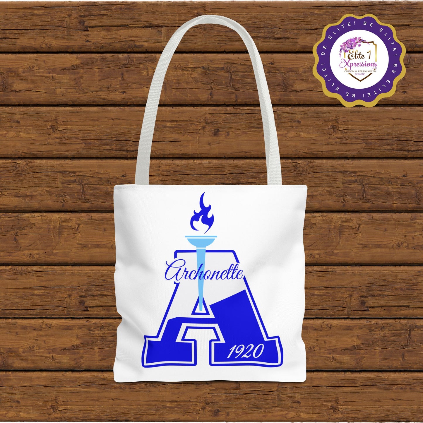 Archonette | Zeta Phi Beta Archonette| V2 White Tote Bag