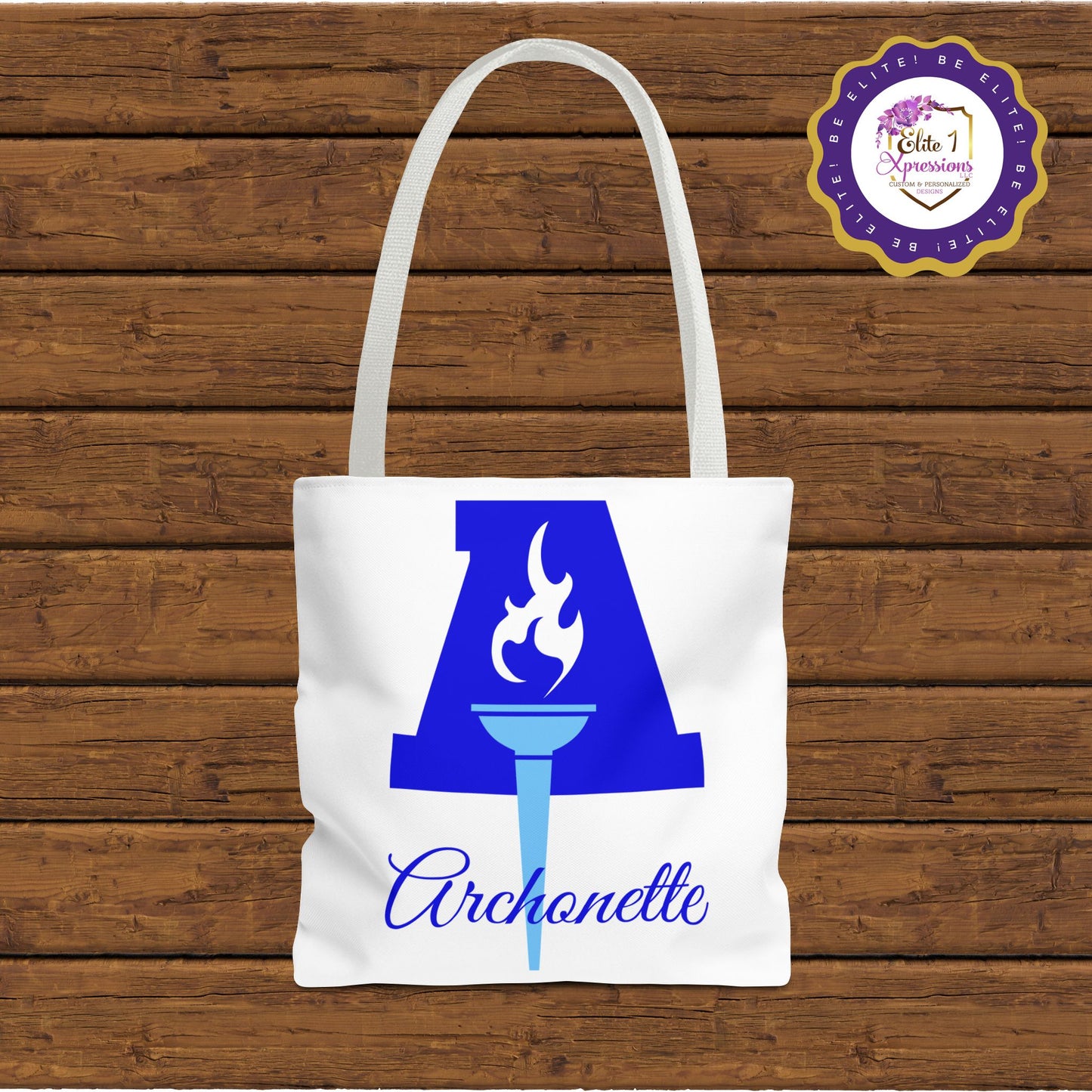 Archonette | Zeta Phi Beta Archonette| V1 White Tote Bag