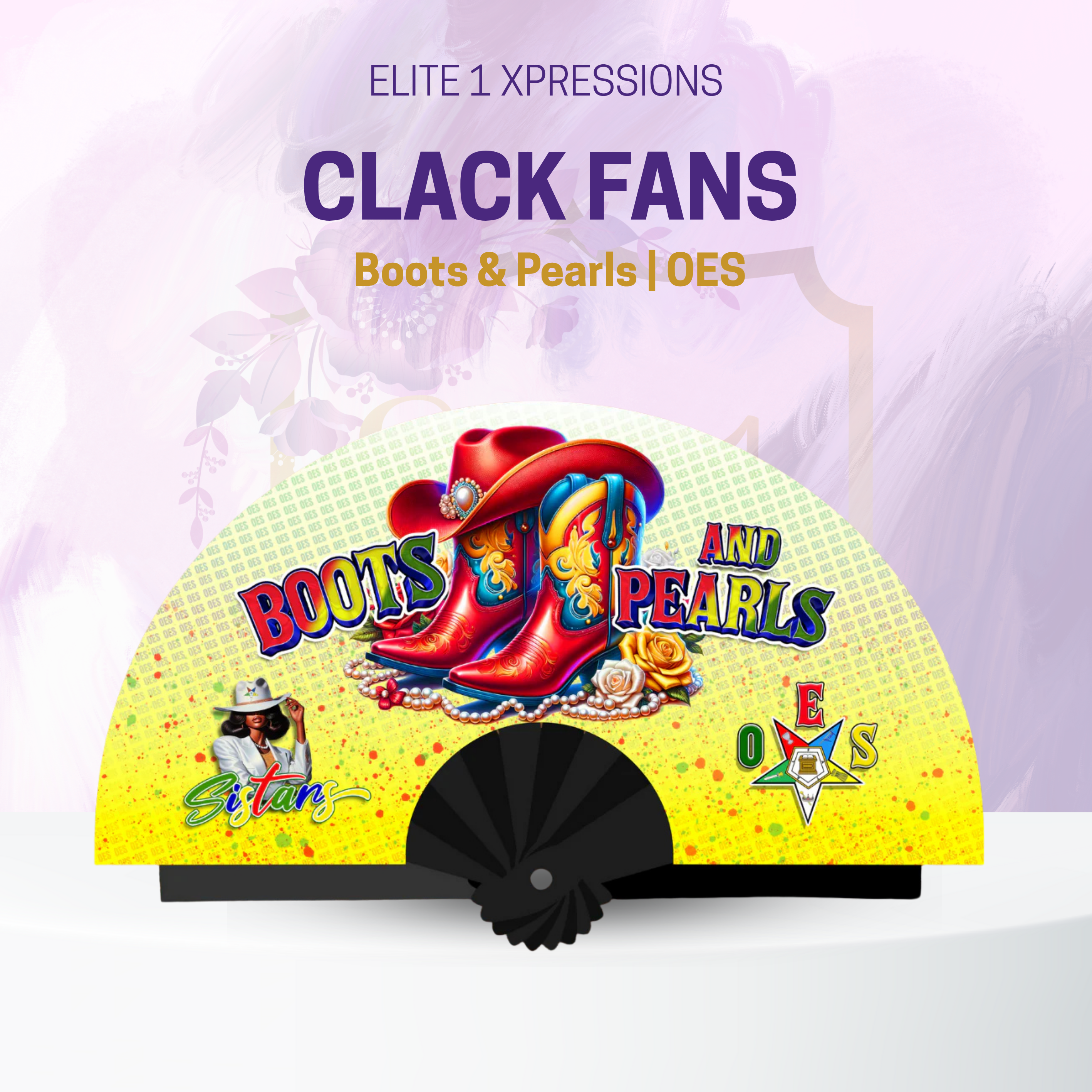 Boots & Pearls Clack Fan – Elite1Xpressions