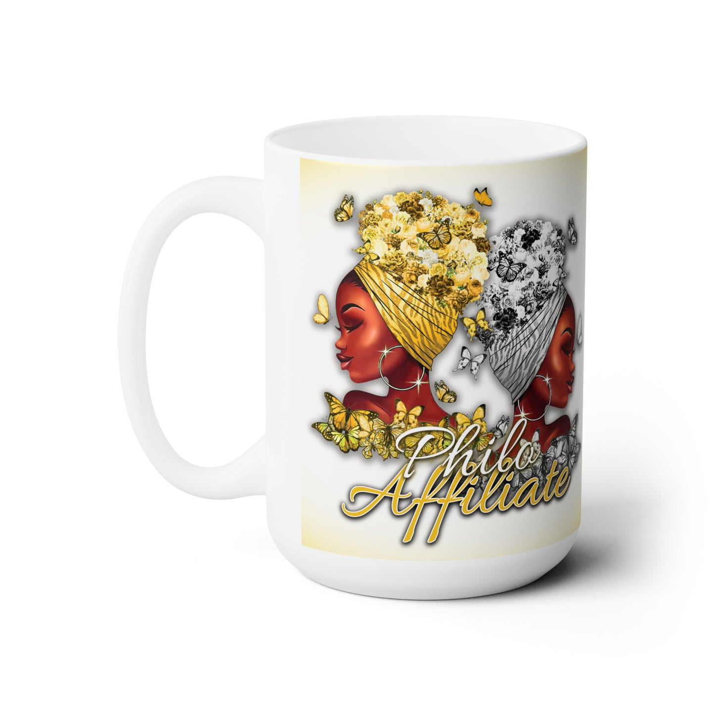 Philo Affiliate Psi Wraps & Butterflies Ceramic Mug