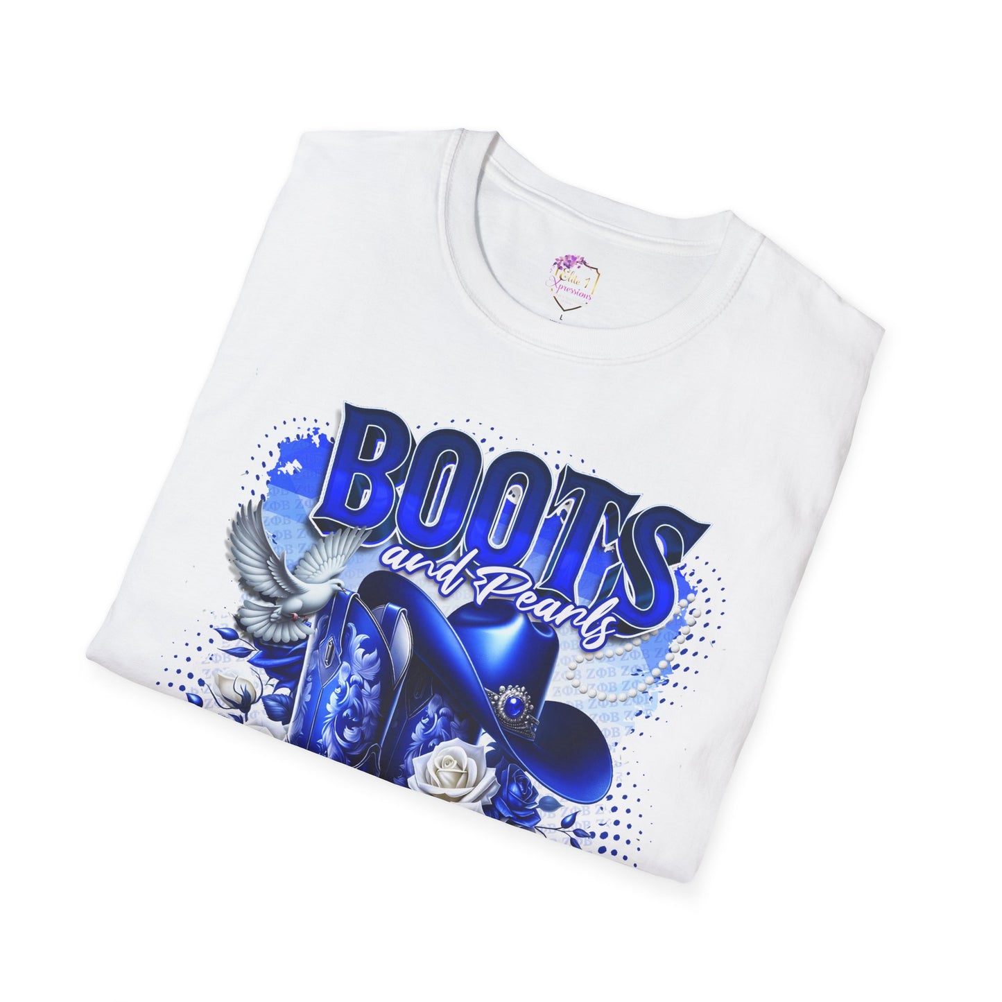Boots & Pearls Unisex Tshirt ~Zeta Phi Beta