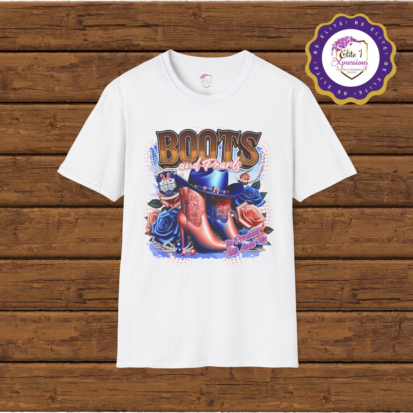 Boots & Pearls Unisex Tshirt ~ TAM