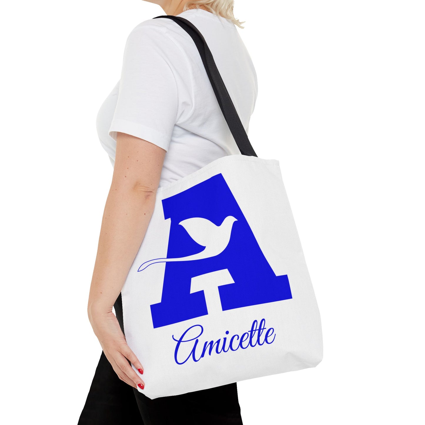 Amicette | Zeta Phi Beta Amicette | White Tote Bag