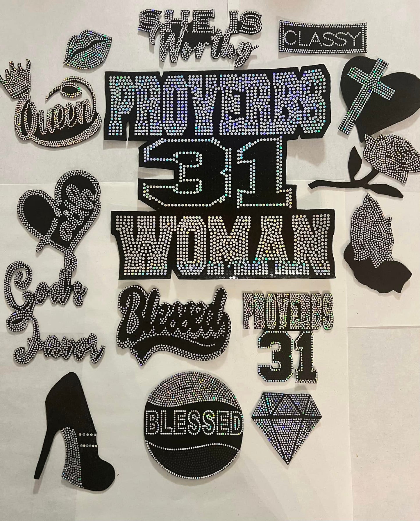 Camouflage Patched Jacket ~ 15 Piece Set