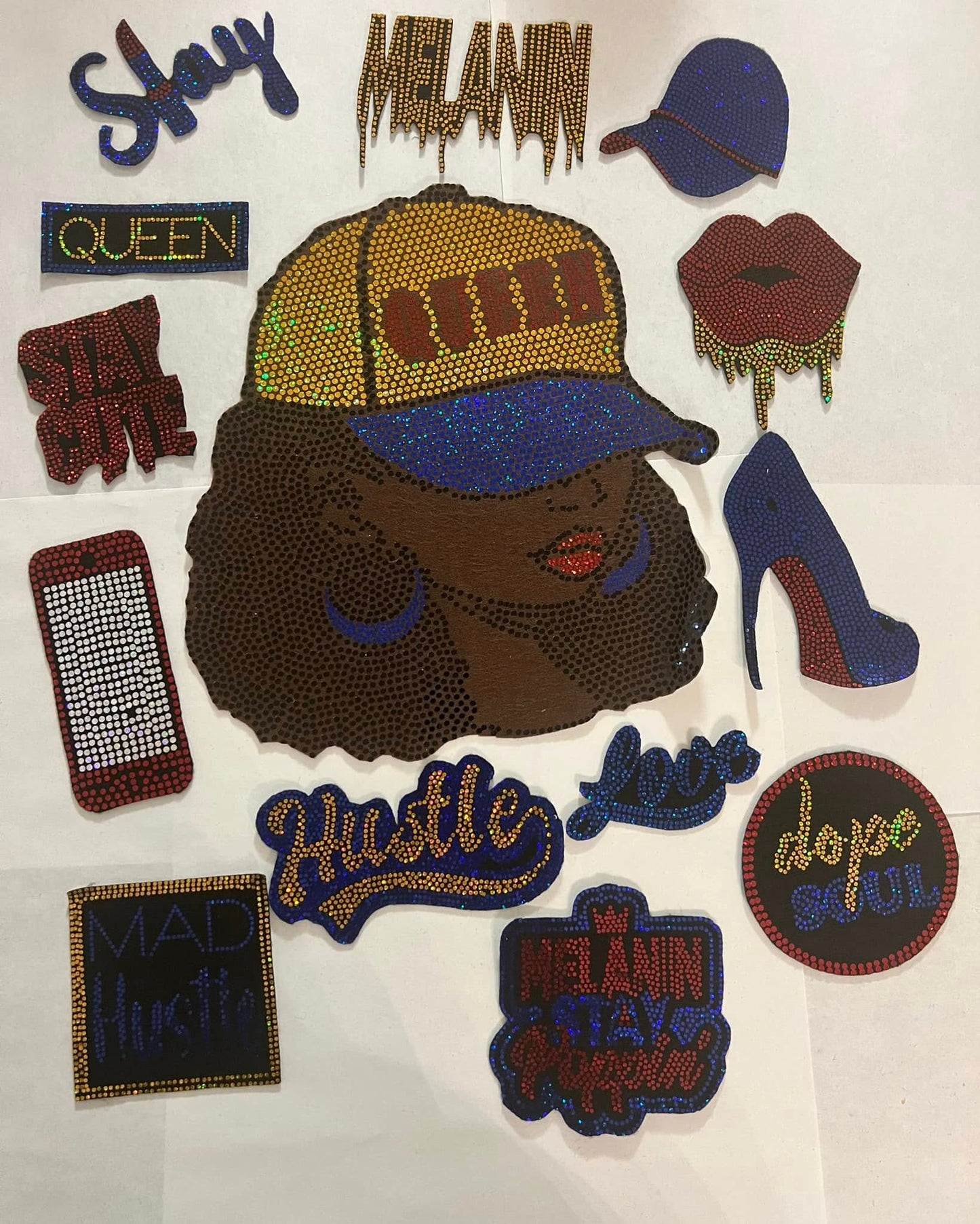 Camouflage Patched Jacket ~ 15 Piece Set