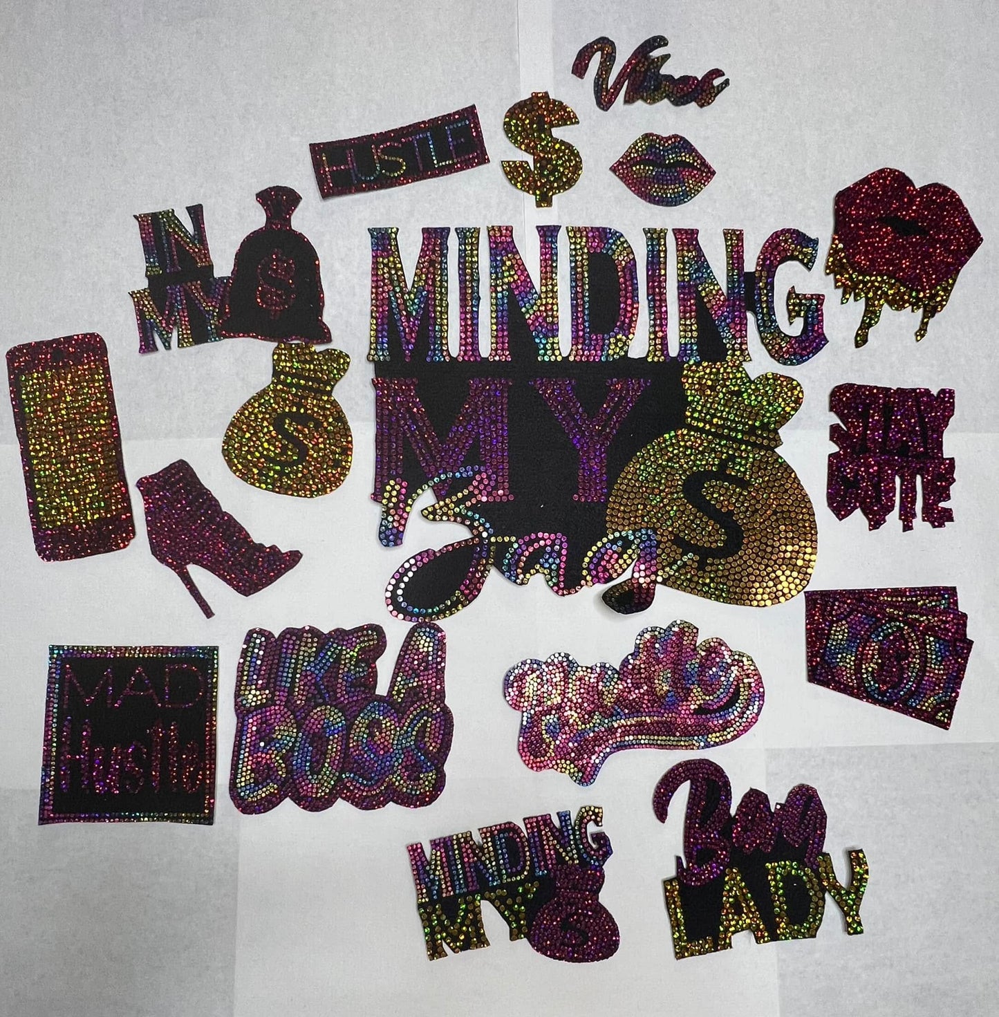 Camouflage Patched Jacket ~ 15 Piece Set