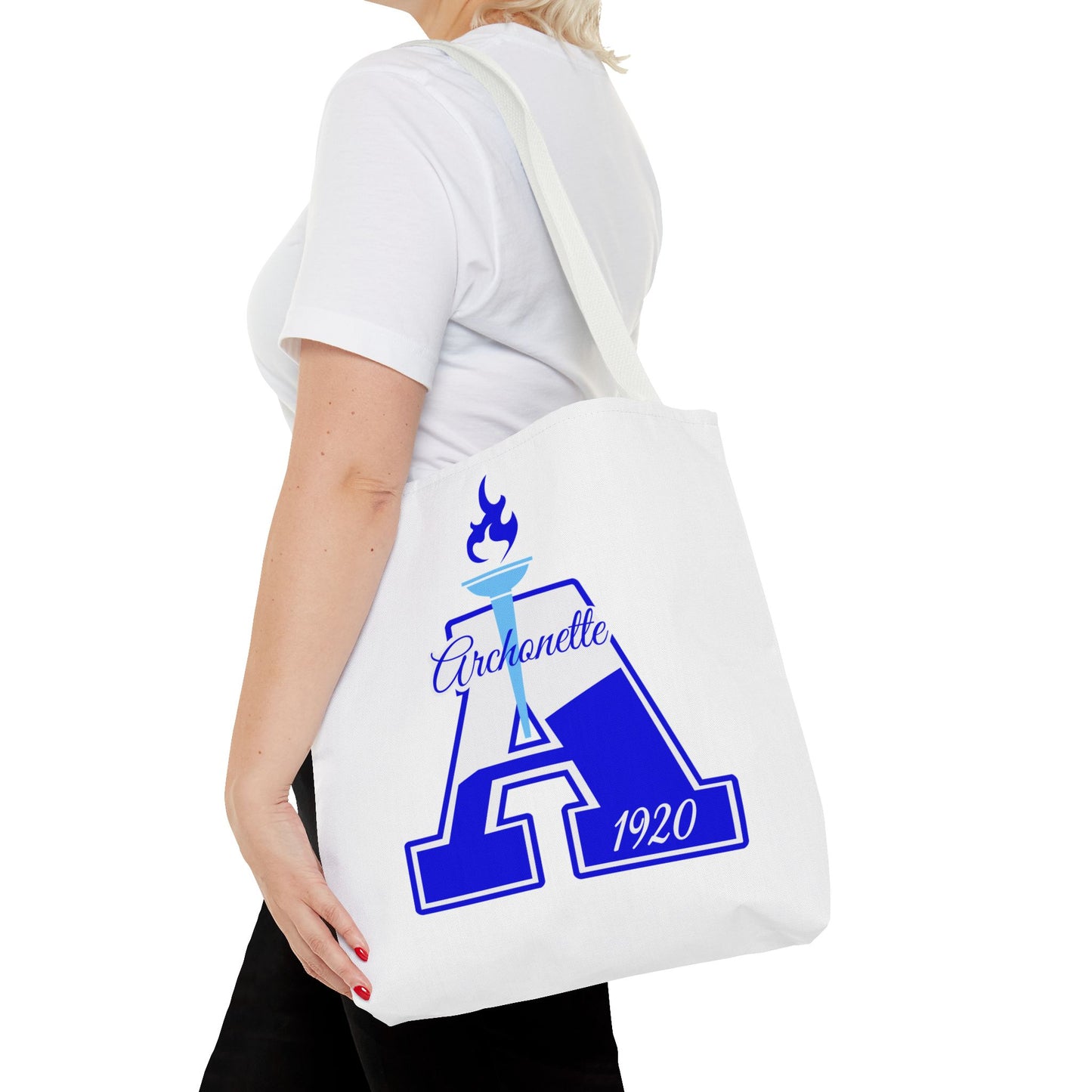 Archonette | Zeta Phi Beta Archonette| V2 White Tote Bag