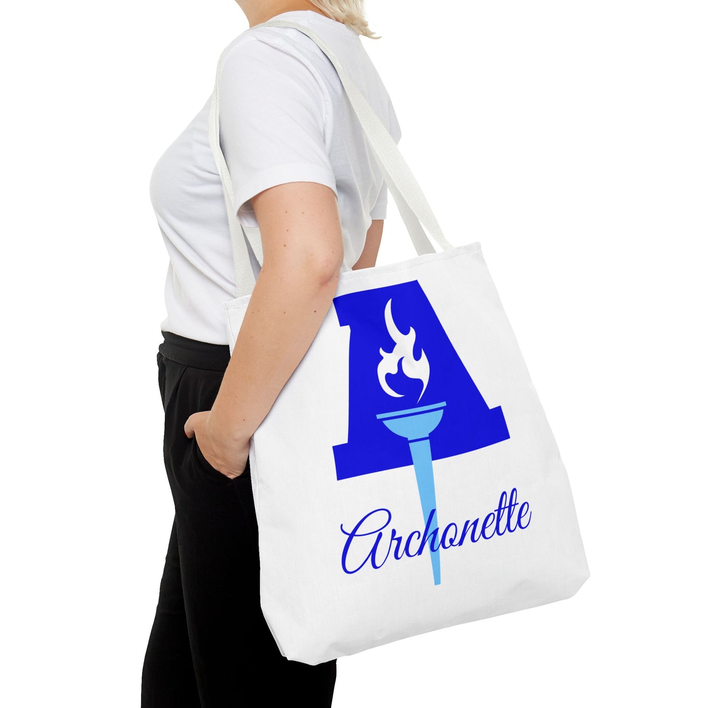 Archonette | Zeta Phi Beta Archonette| V1 White Tote Bag