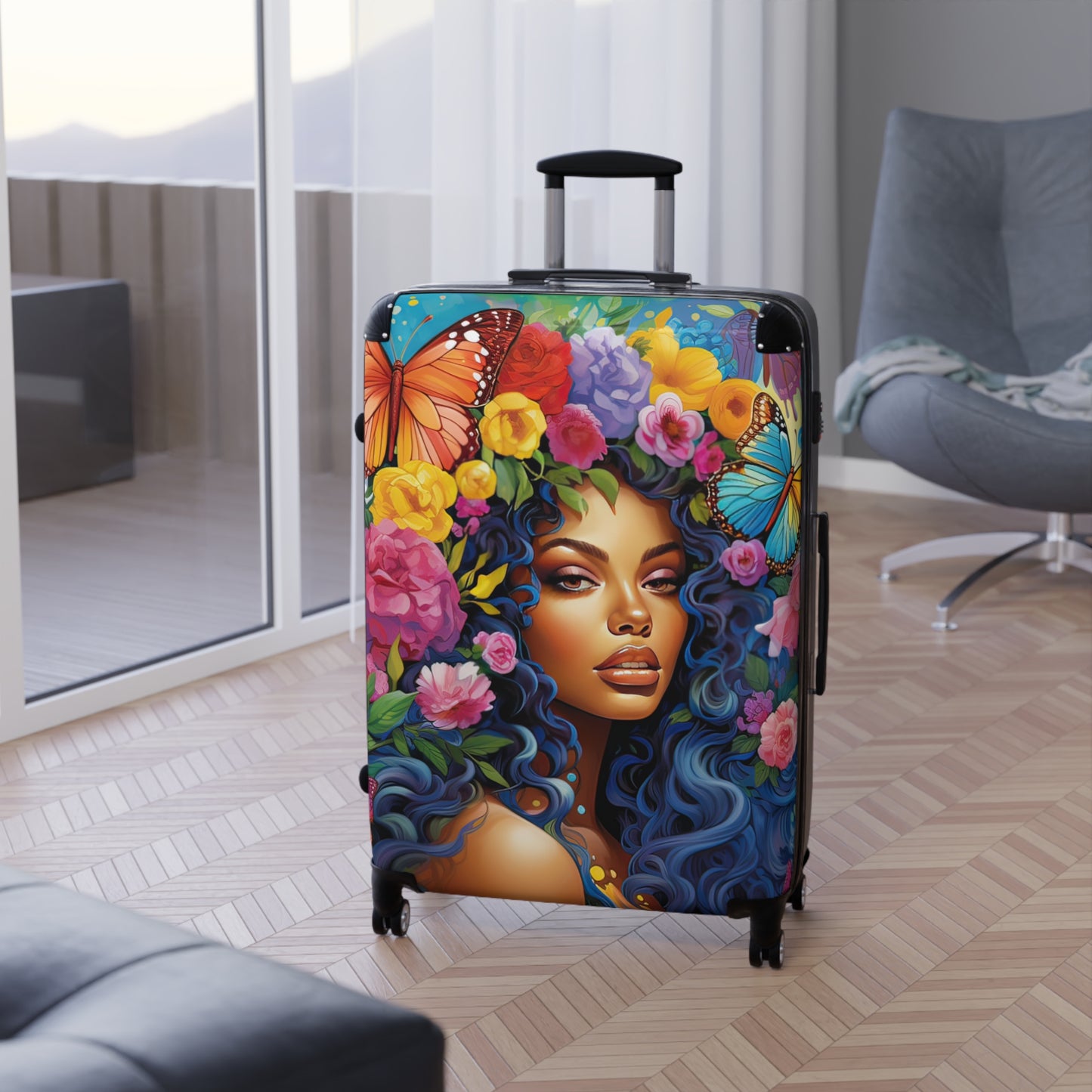 Blossoms & Butterflies Cabin Suitcase