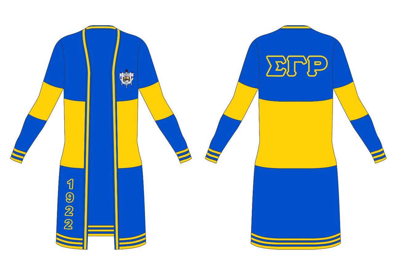 Sigma Gamma Rho (SGRHO) Sweater ~ Full Length