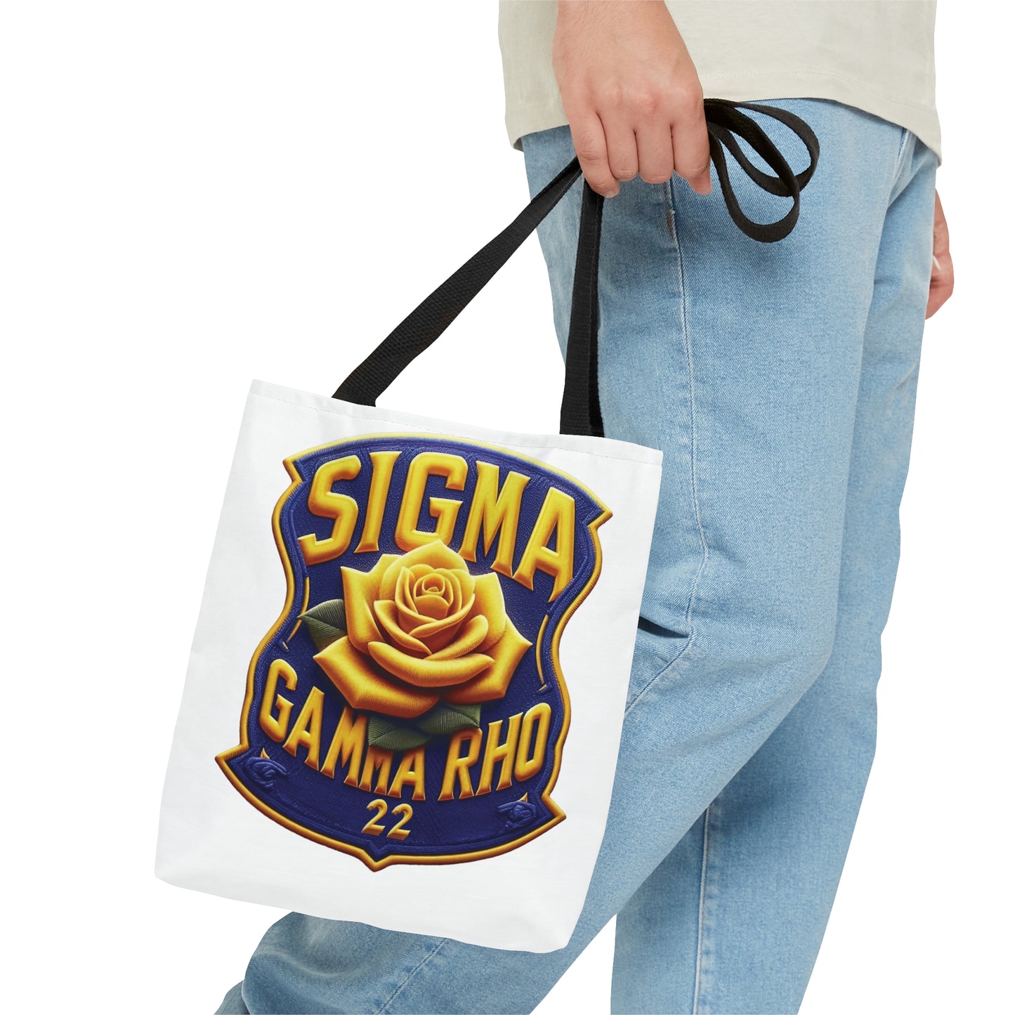 SGRHO "Rose" Tote Bag (White)