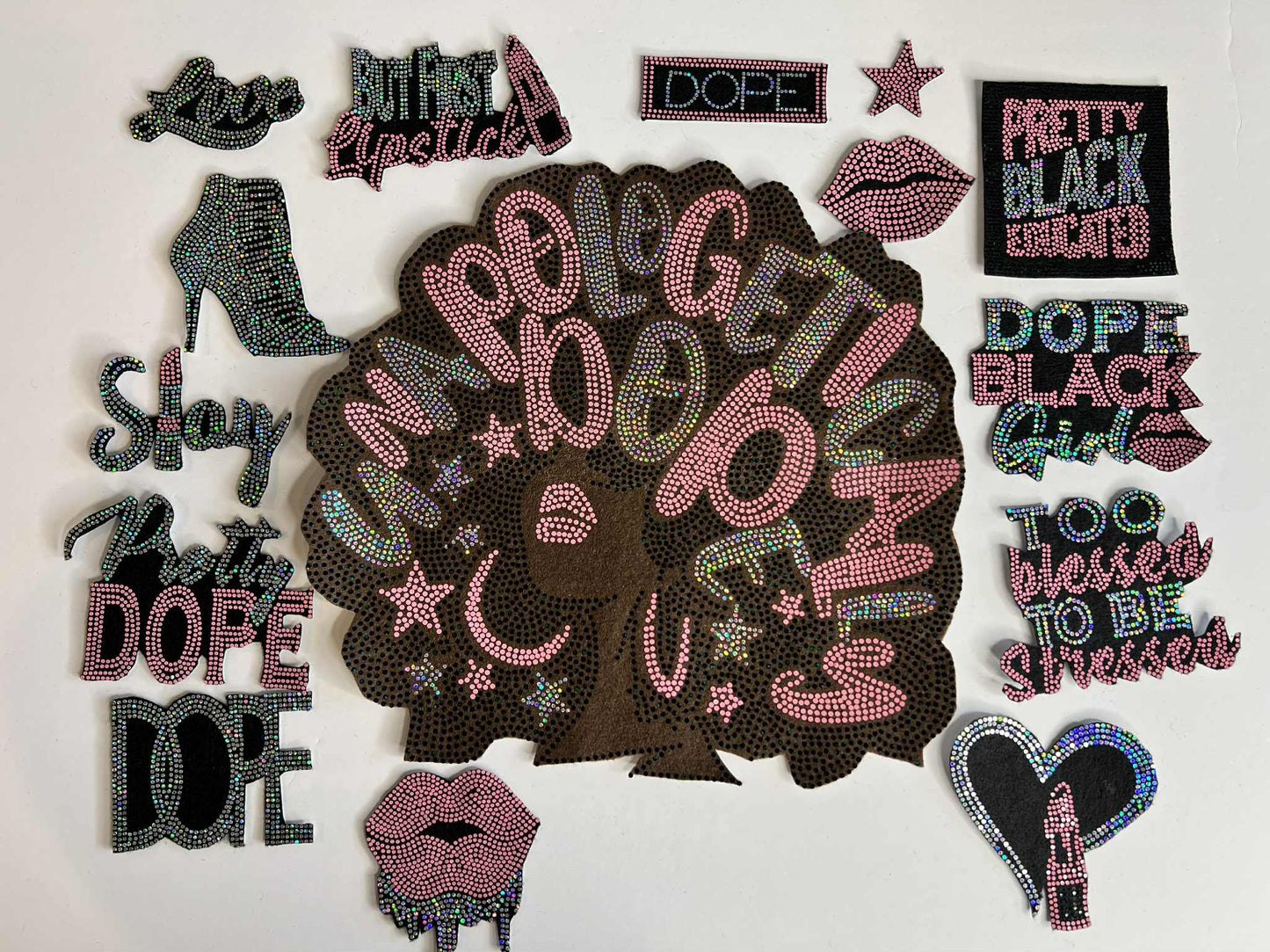 Camouflage Patched Jacket ~ 15 Piece Set