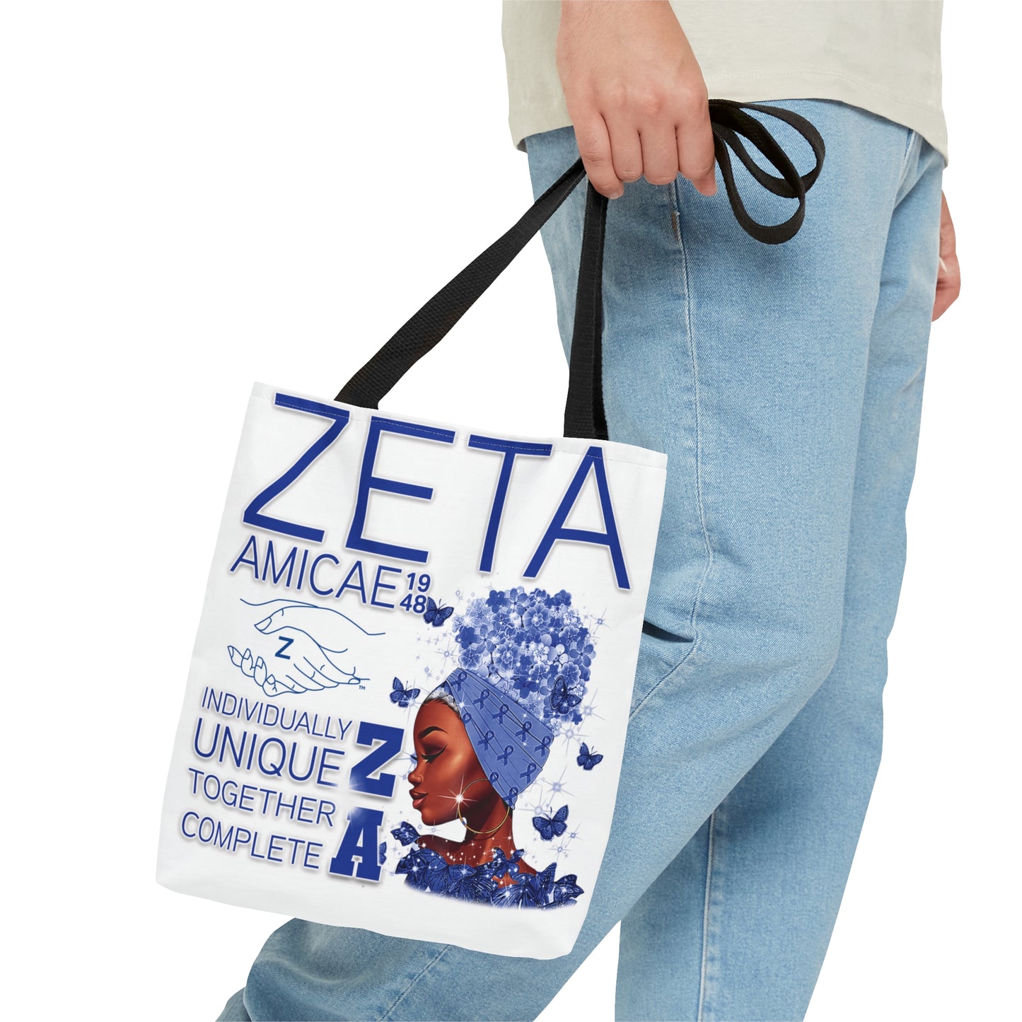Tote Bag ~ Zeta Amicae Wraps, Words & Butterflies Tote Bag