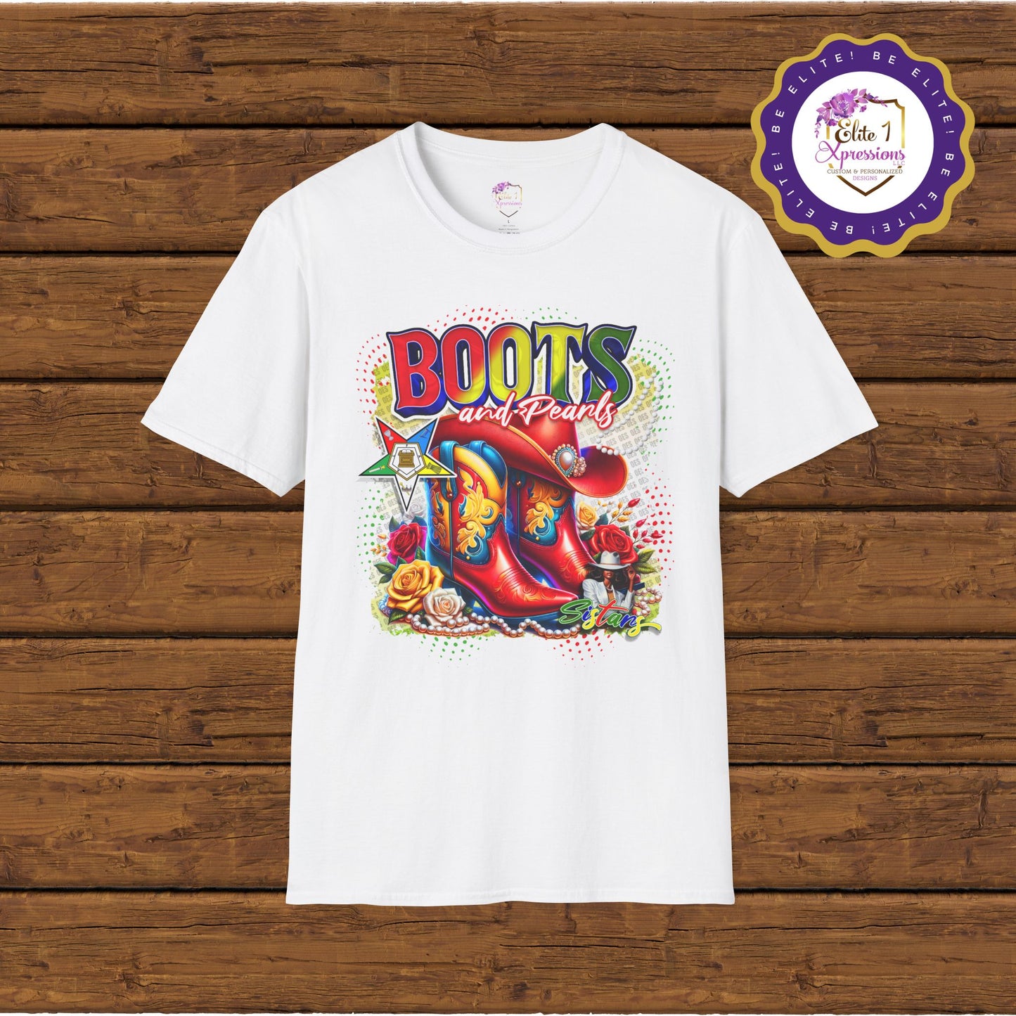 Boots & Pearls Unisex Tshirt ~ OES