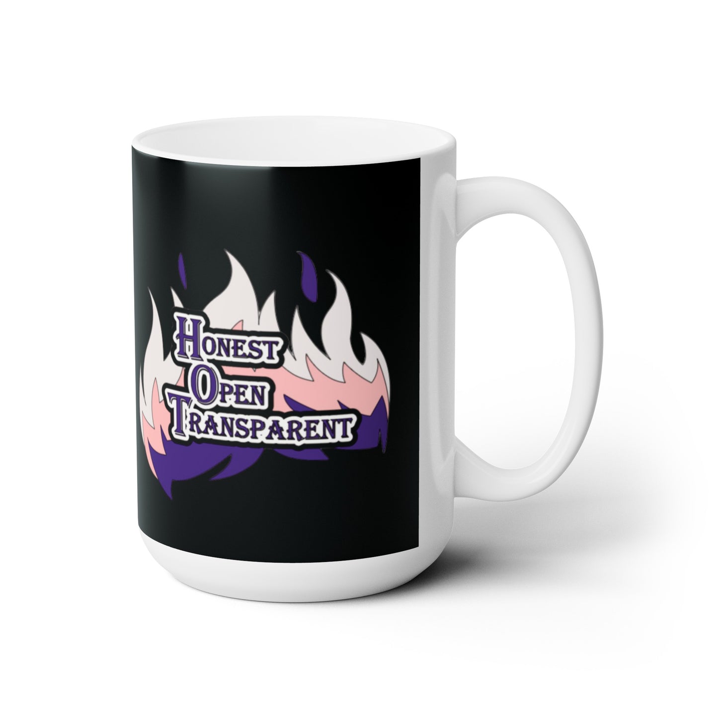 H.O.T. Honest, Open, and Transparent Ceramic Mug
