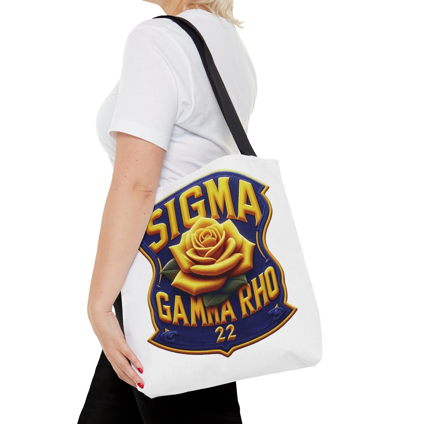 SGRHO "Rose" Tote Bag (White)