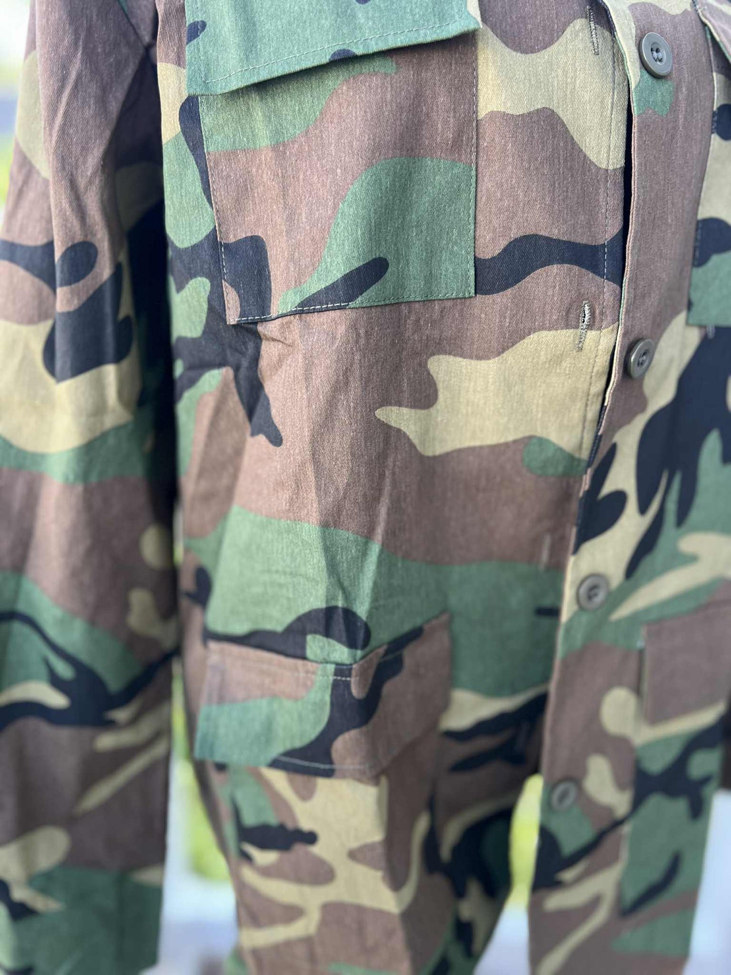Camoflauge Long Sleeve Jacket