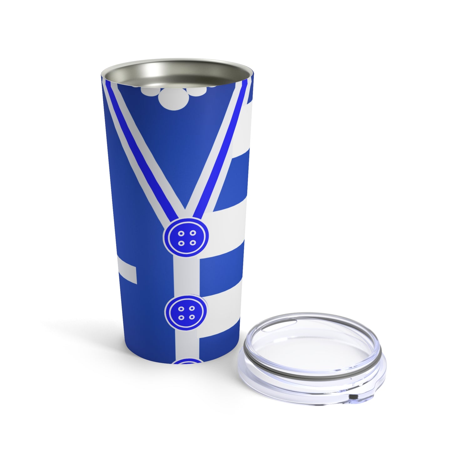 Zeta Cardigan (Striped) Tumbler 20oz