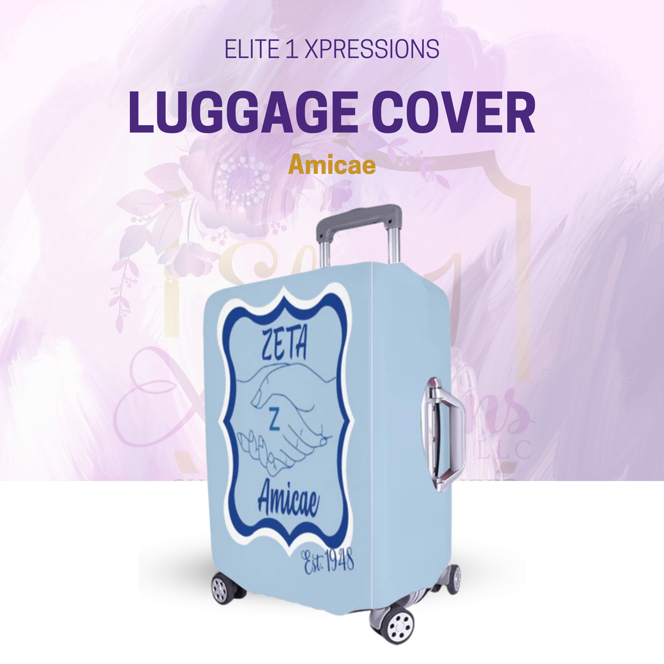 Luggage Cover ~ Amicae – Elite1Xpressions