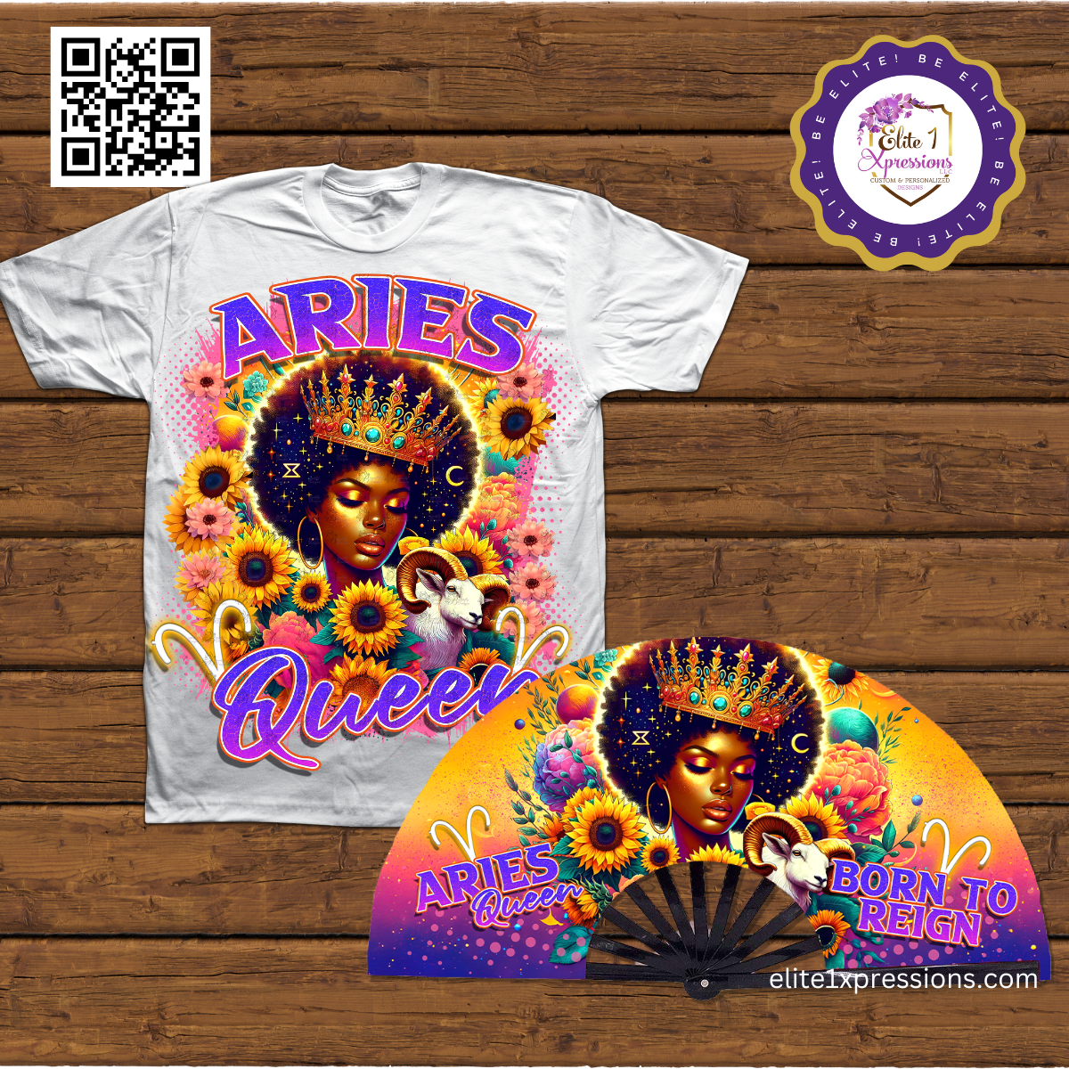 Cosmic Zodiac T~Shirt & Clack Fan Bundle