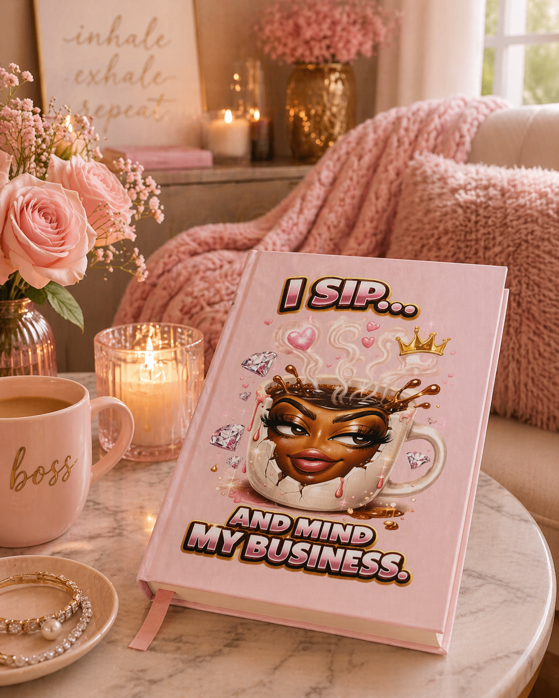 I Sip Journal & Coffee Mug Set
