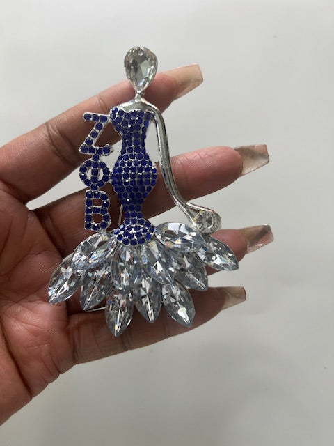 Brooch ~Zeta Phi Beta Elite Lady