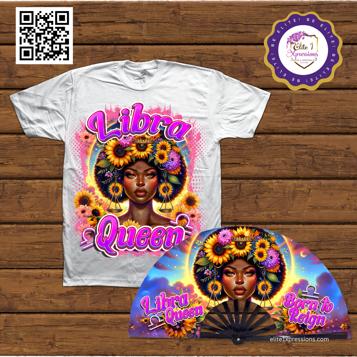 Cosmic Zodiac T~Shirt & Clack Fan Bundle
